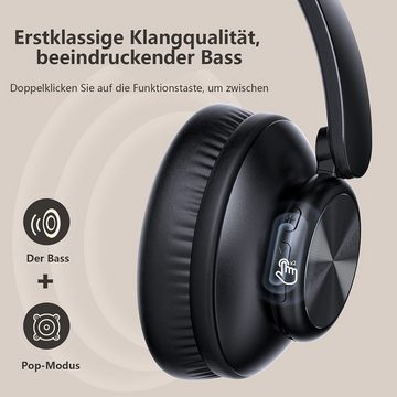 GelldG Wireless Bluetooth Headphones Over Ear, Lightweight Foldable Kopfhörer