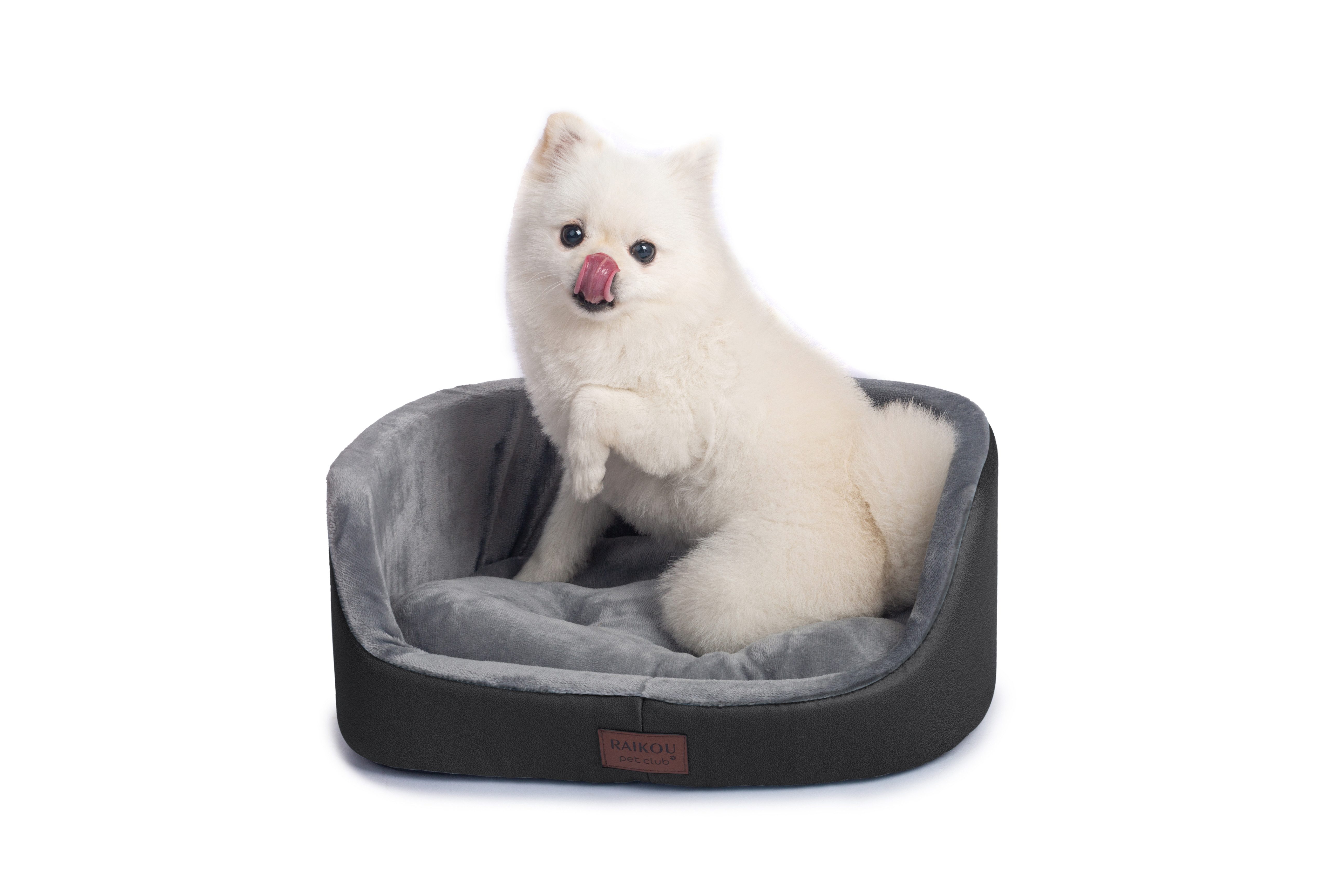 M-Diamant Tierbett Orthopädisches Hundebett Komfortables Hundekissen Hundesofa mit Rand, Polyester, ideal als Kopfstütze – Bild 5 von 5