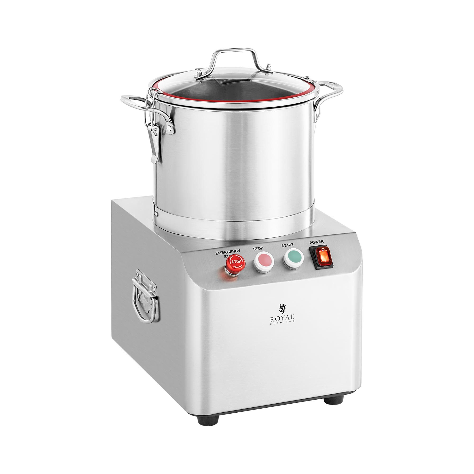 Royal Catering Zerkleinerer Tischkutter Küchencutter Kutter Küchenmaschine 1400 U/min 10 L, 1100 W