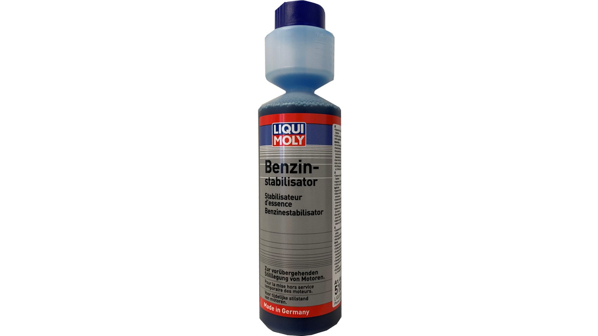 Liqui Moly Benzin-Stabilisator LIQUI MOLY Benz­in­sta­bi­li­sator, 0.25 l, (1-St) Benz­in­ Sta­bi­li­sator