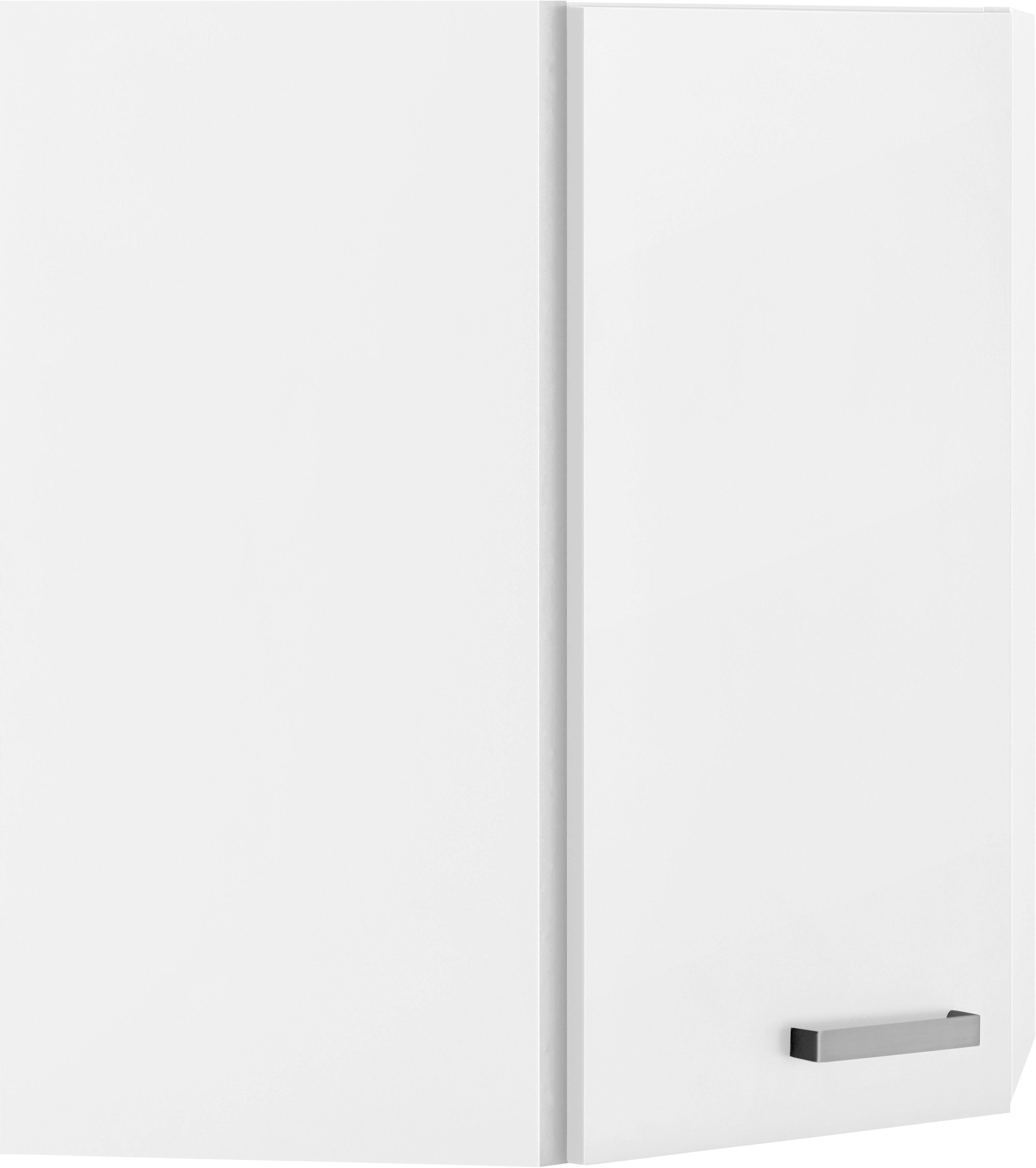 OPTIFIT Eckhängeschrank Parma Breite 60 x 60 cm weiß | weiß