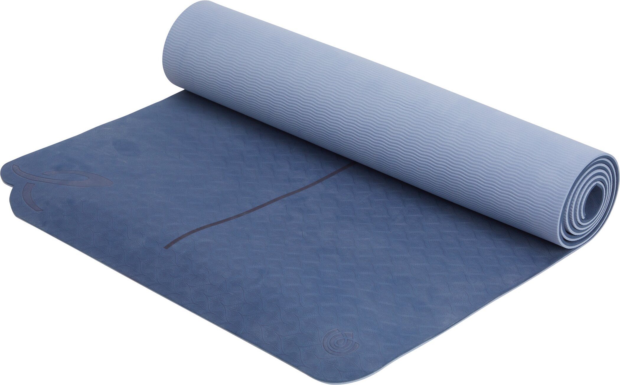 Free NAVY Yoga DARK/BLUE PVC Mat 1. Sportmatte Energetics Ux.-Yoga-Matte