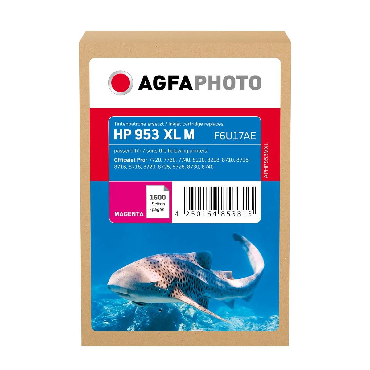 AgfaPhoto HP APHP953MXL No.953XL F6U17AE magenta remanufactured Tintenpatrone