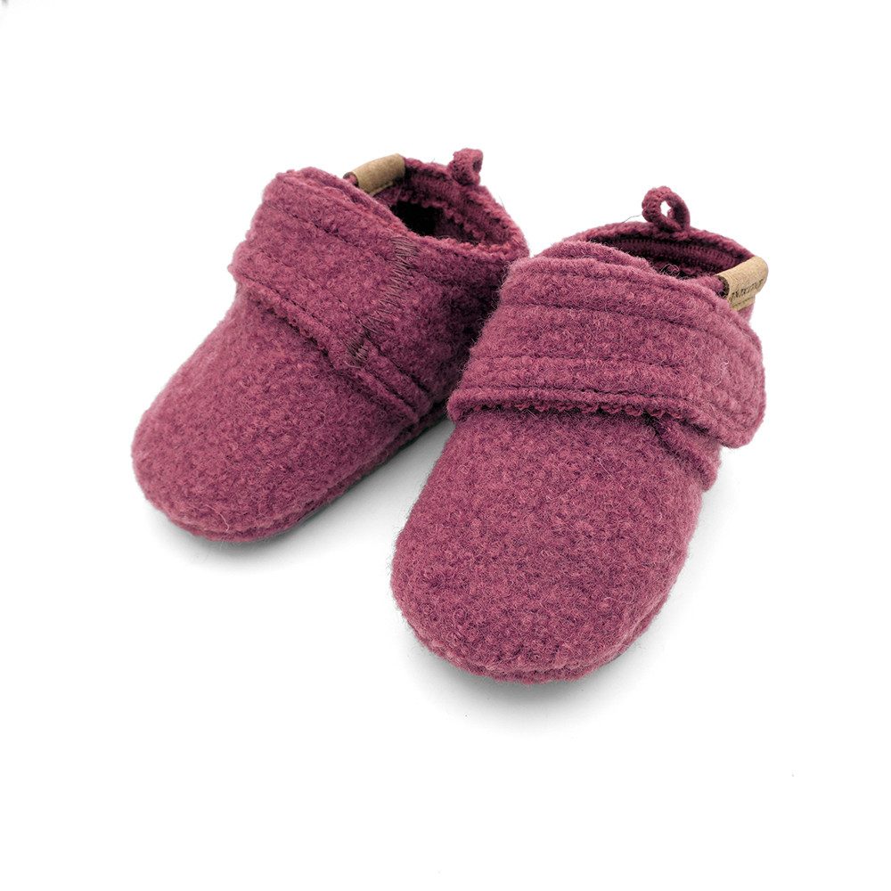 MAXIMO Lauflernschuhe, soft uni Anti-Rutsch-Sohle Lauflernschuh Wollfleece