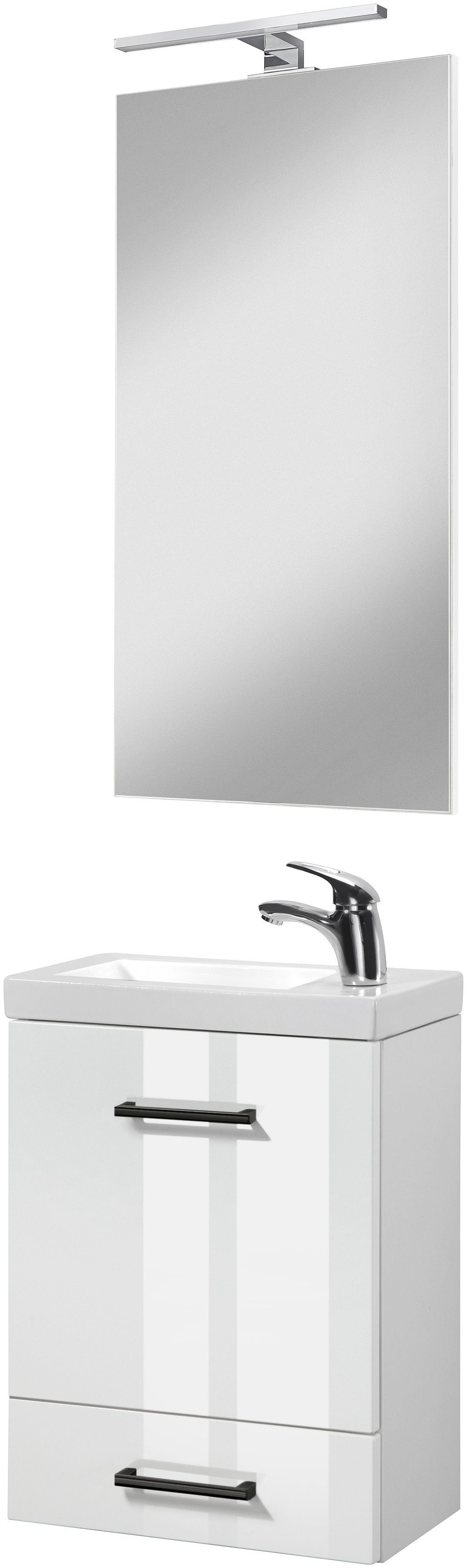 welltime Badmöbel-Set Trento, verschiedene Ausführungen und Farben, (4-St), günstig online kaufen