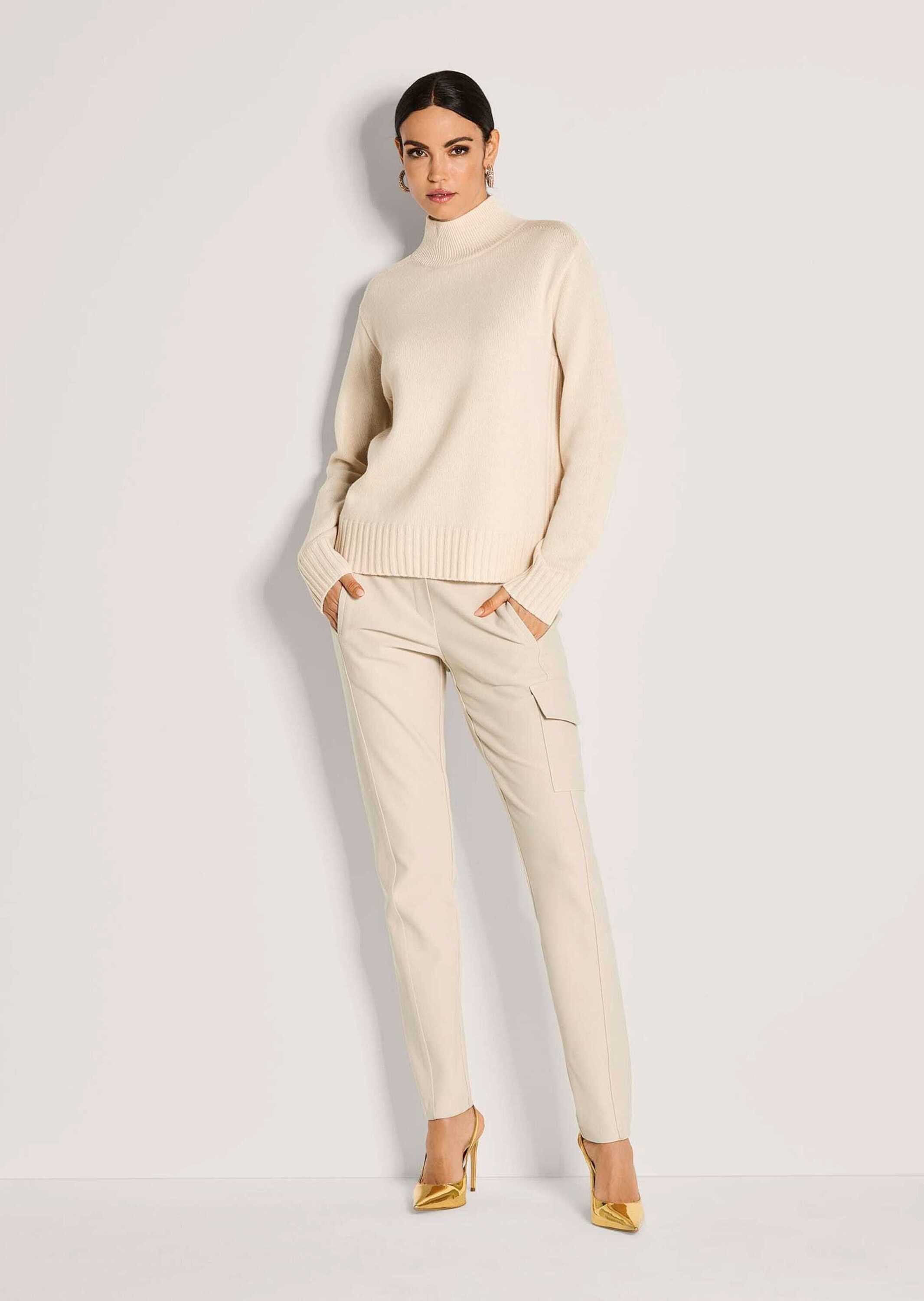 MADELEINE Strickpullover Stilvoller Kaschmirpullover mit Stehkragen günstig online kaufen