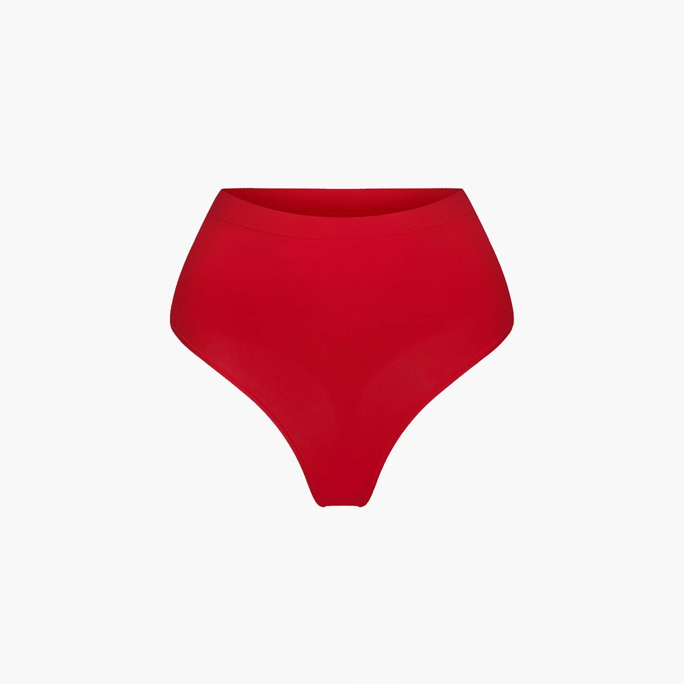 cfab Tanga Seamless High-Waist Tanga, 3er Pack-Rot-XL