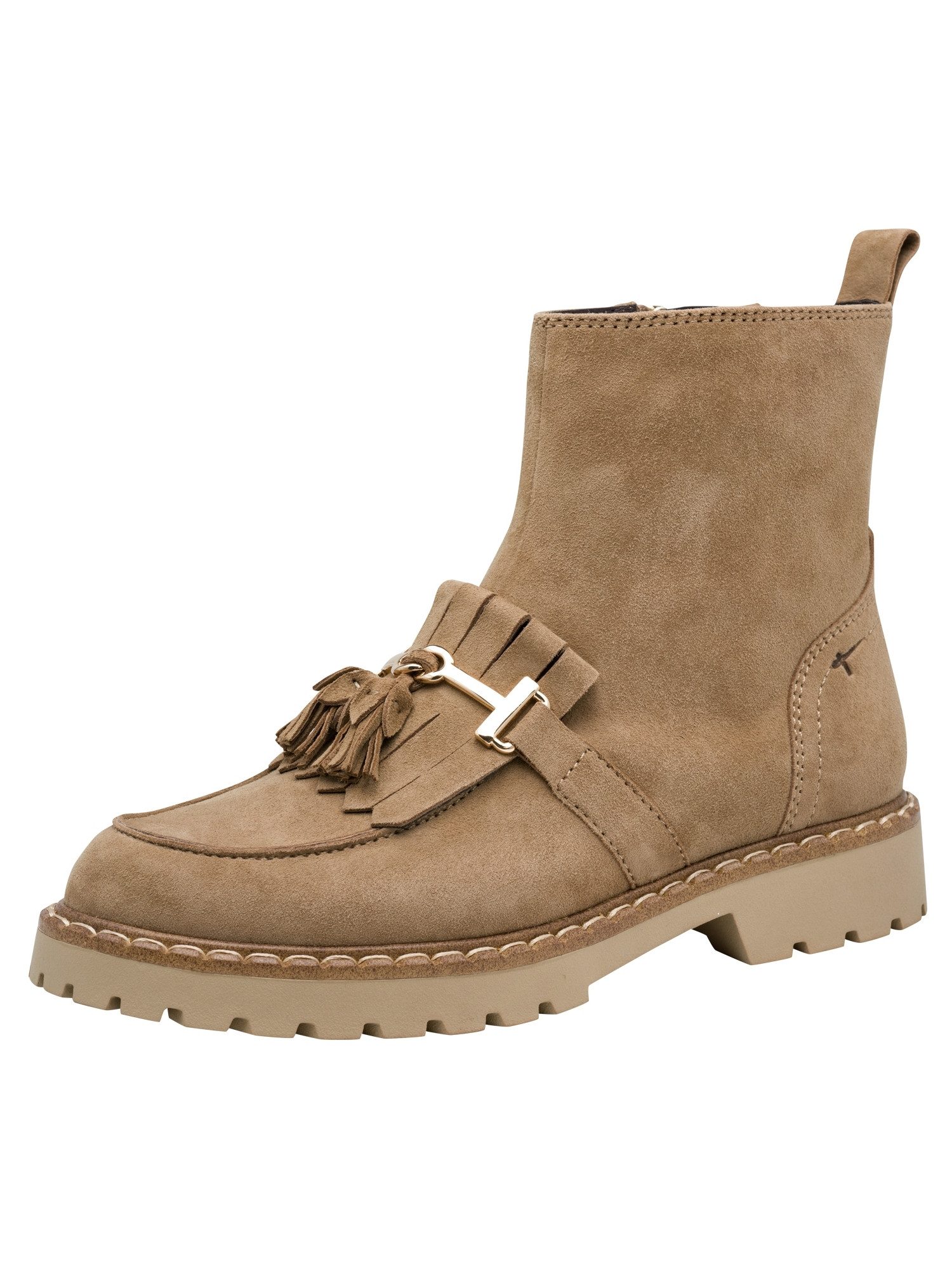 Tamaris TOUCH-IT aus Leder kein Absatz 1-25493-47 Stiefelette TOUCH-IT