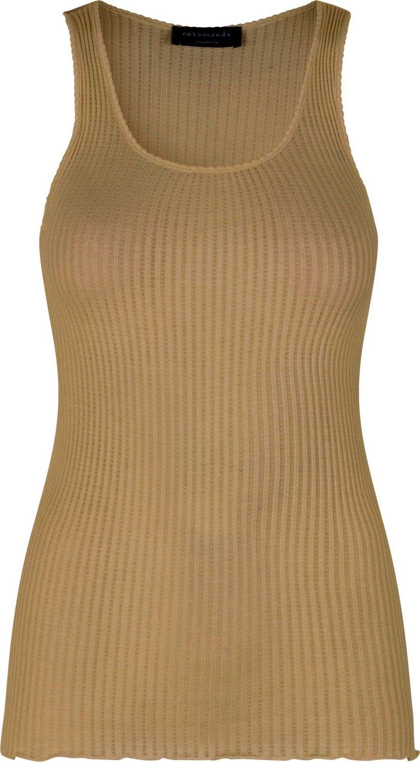 rosemunde Shirttop Seide Rundausschnitt 1579 portobello brown | Ärmellose Unterhemden