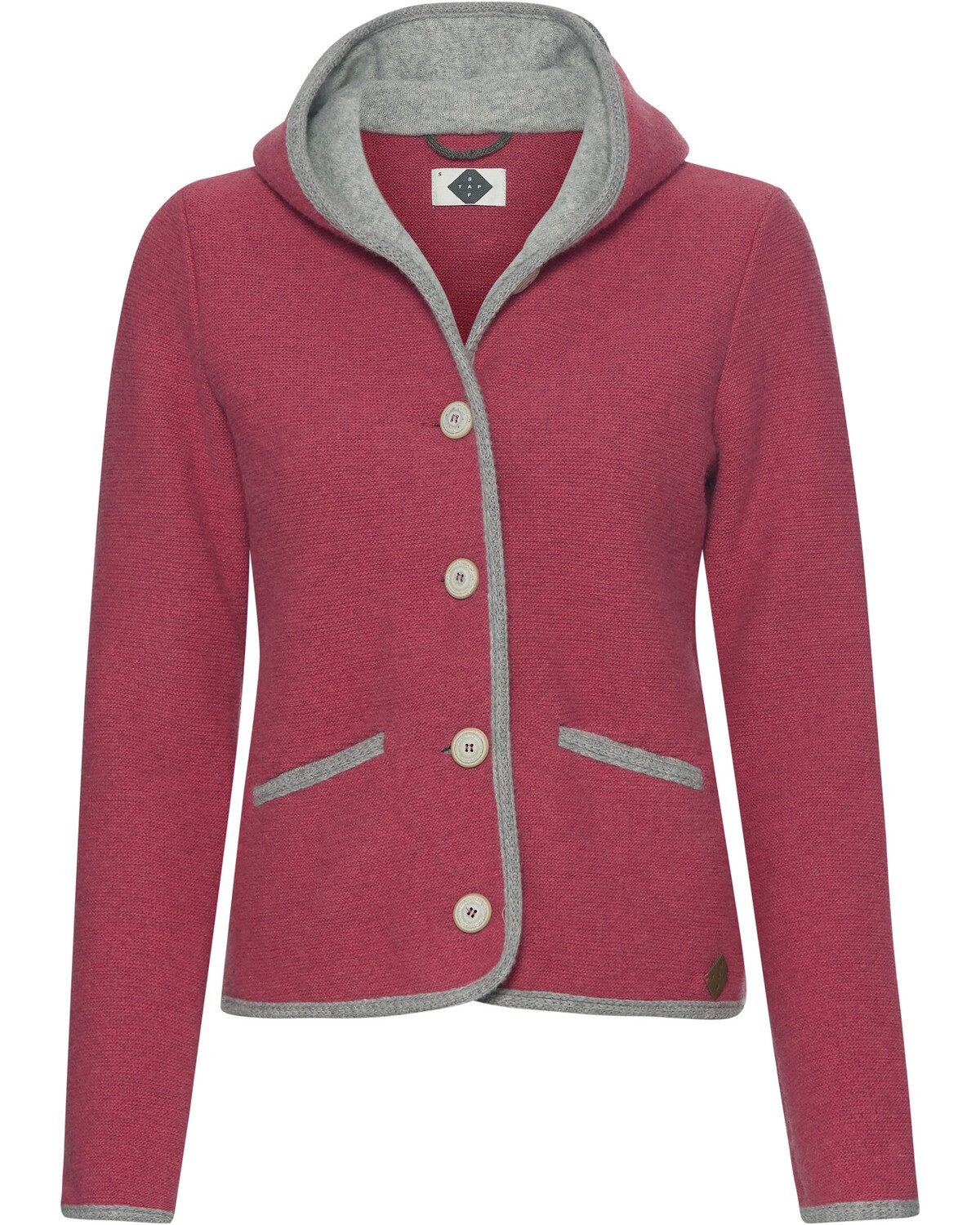 Stapf Trachtenjacke Kapuzen-Strickjacke Malwine