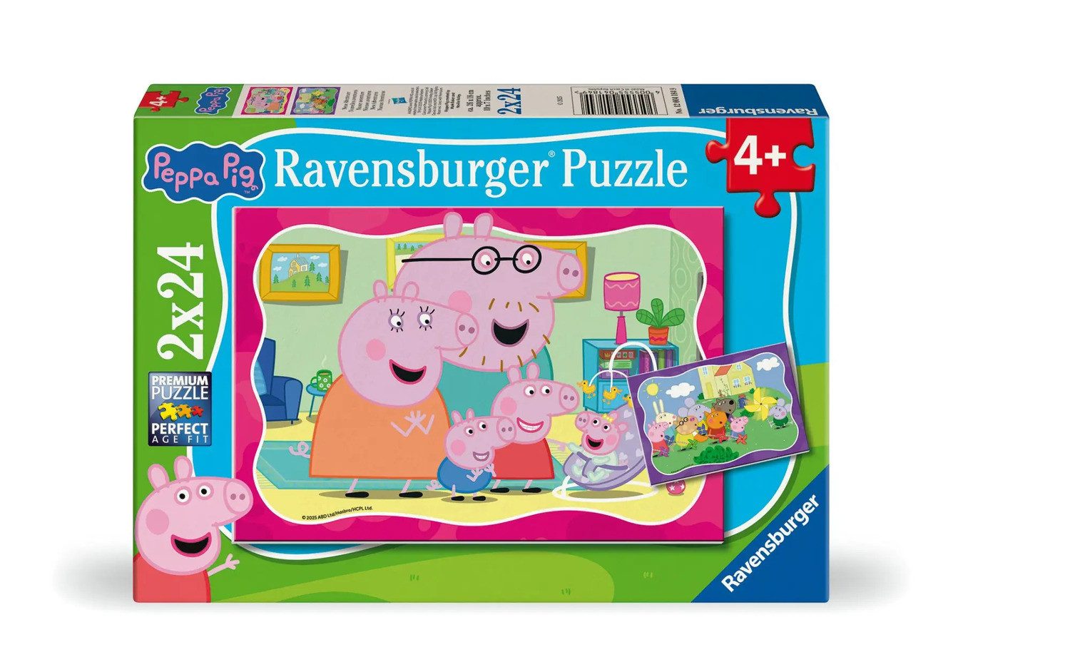 Ravensburger Puzzle Kinderpuzzle 2x24 Teile - Peppa Wutz - Neue Abenteuer, günstig online kaufen