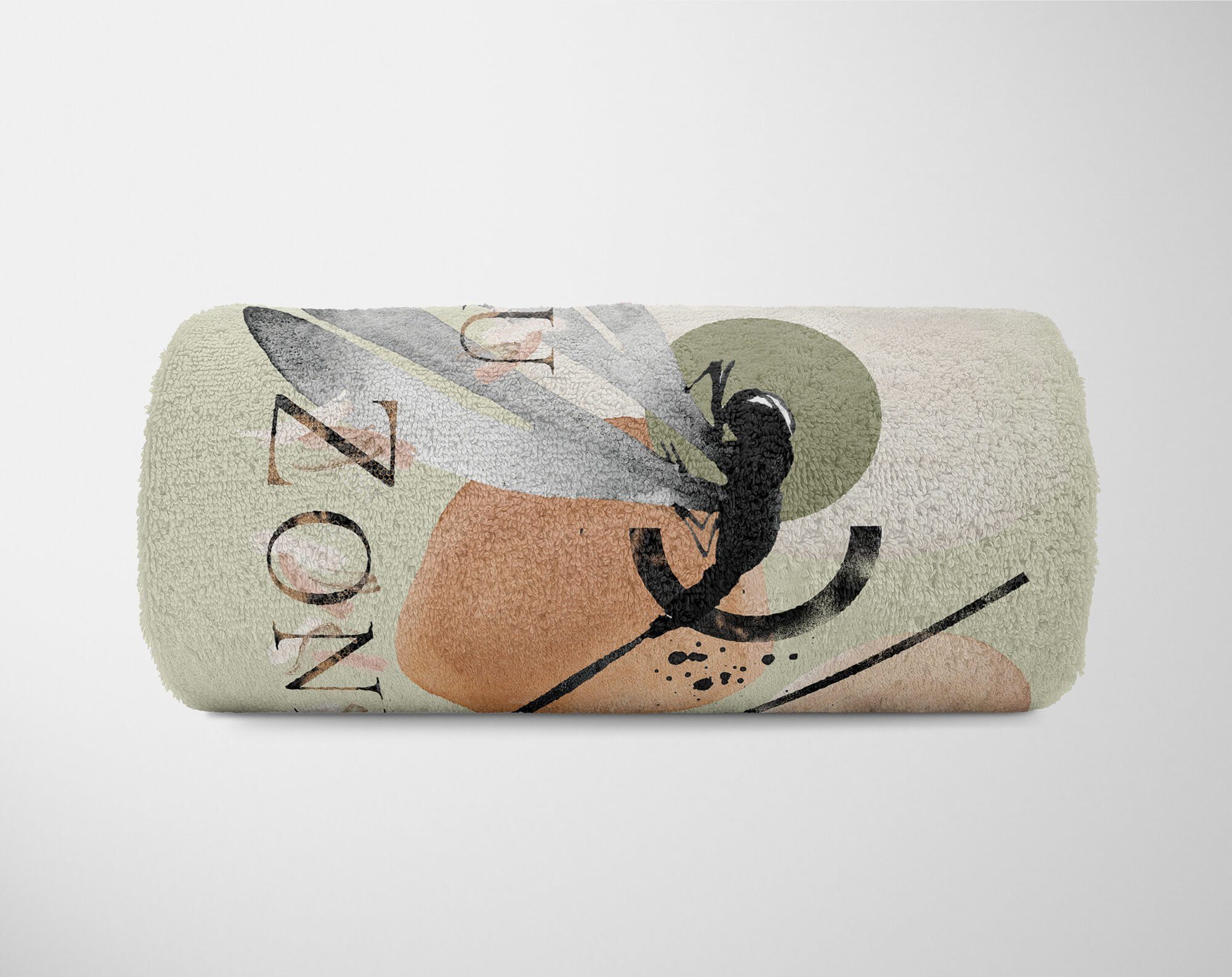 Motiv, Saunatuch Strandhandtuch (1-St), Kunstvoll Kuscheldecke Handtücher Baumwolle-Polyester-Mix Handtuch Art Handtuch Sinus Libelle