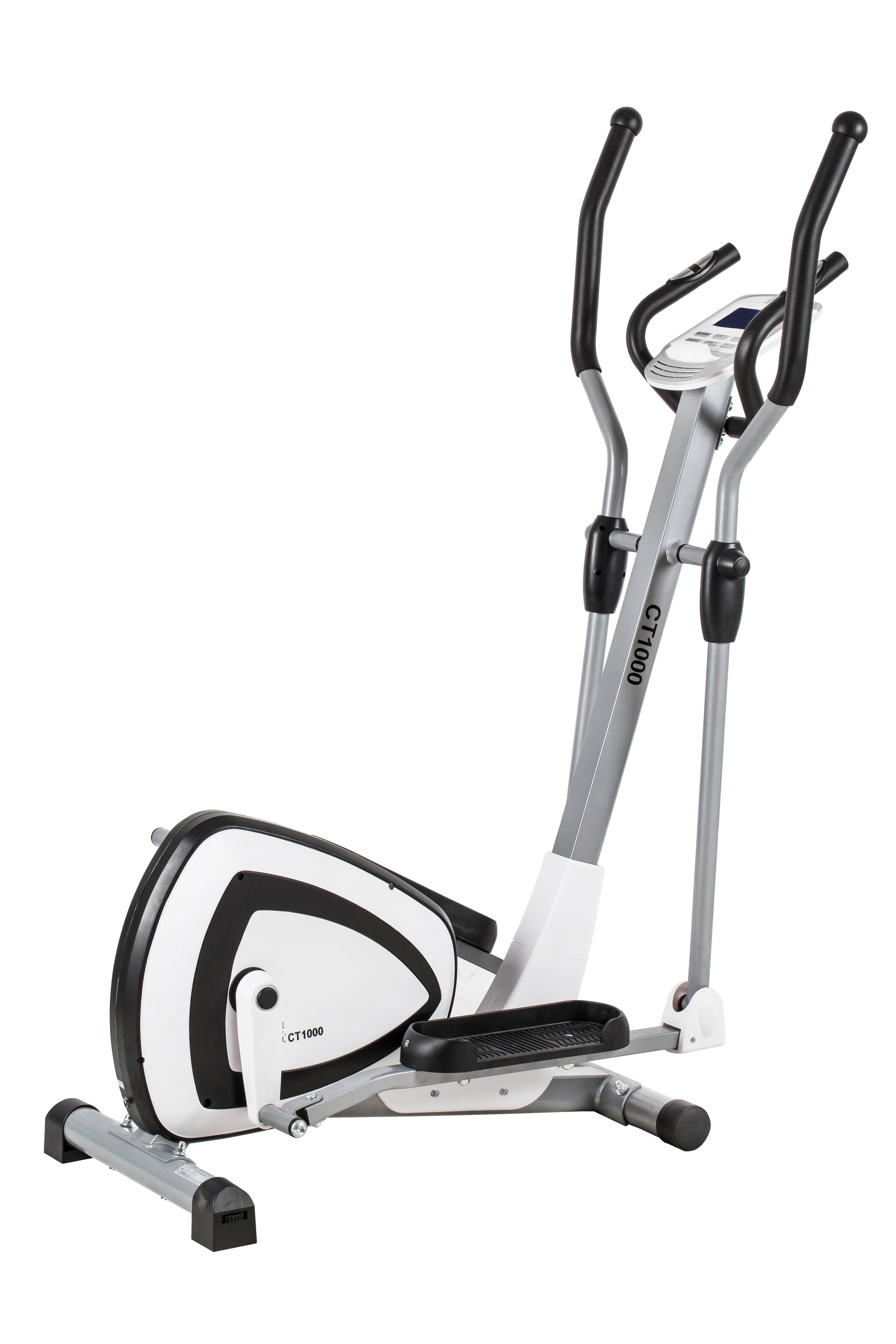 MOTIVE FITNESS by U.N.O. Crosstrainer-Ergometer CT 1000 (mit/ohne Unterlegmatte) (Fitnessgerät), 120 kg max. Benutzergewicht, 24 Widerstandsstufen