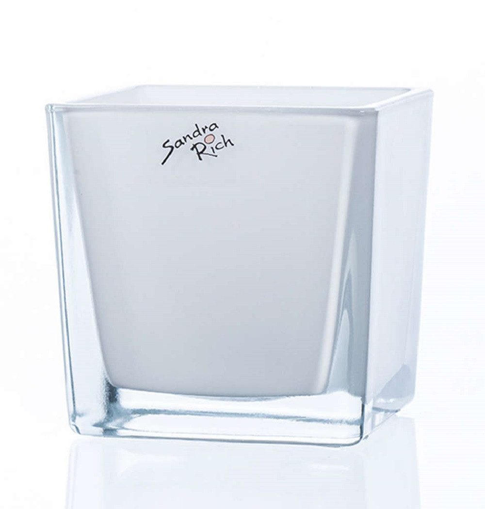 Sandra Rich Übertopf SANDRA RICH, Glasübertopf "CUBE" Pflanztopf Blumentopf günstig online kaufen