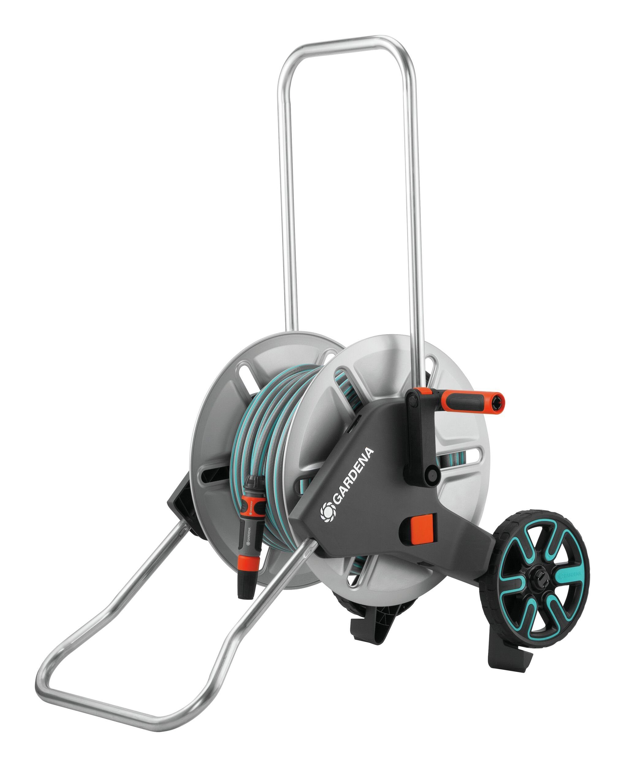 GARDENA Schlauchwagen, MetallSet 18542-2 AquaRoll M Metal