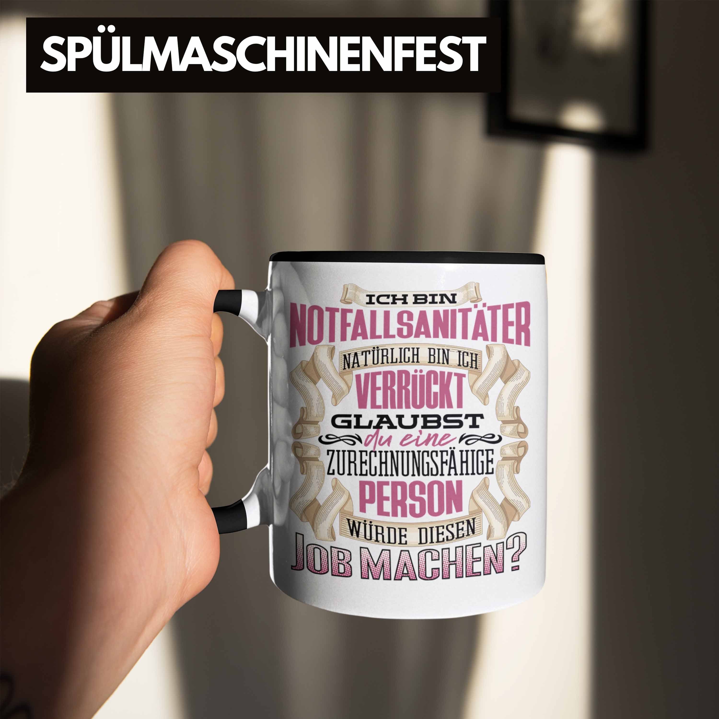 Tasse - Lustig Geburtstag Geschenk Ich Tasse Schwarz Bin Notfallsanitäter Trendation Trendation