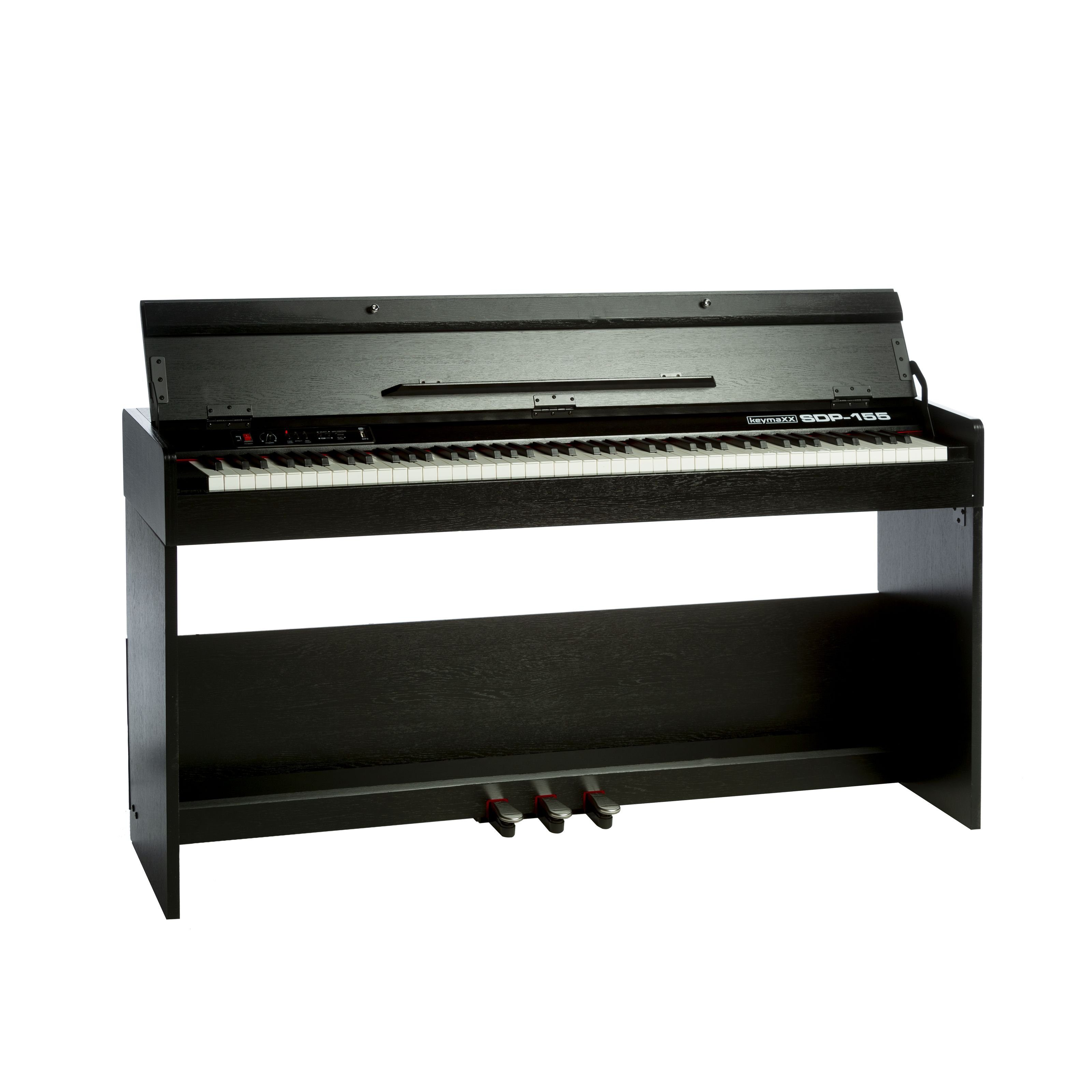 keymaXX Digitalpiano, Digital Piano 88 Tasten, Hammermechanik,  anschlagdynamisch, gewichtet