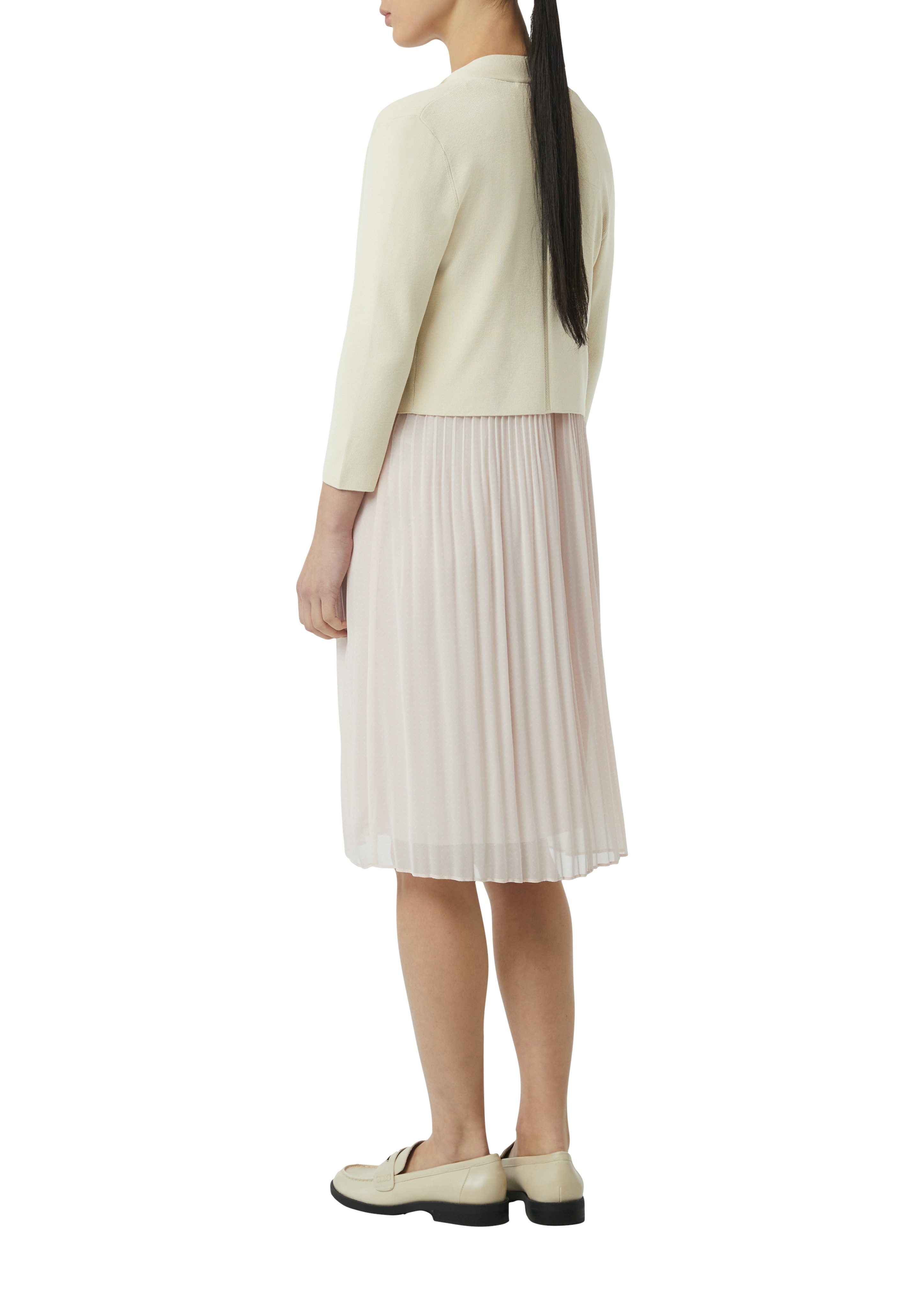 comma Strickjacke Feinstrick-Cardigan mit Ajour-Detail günstig online kaufen