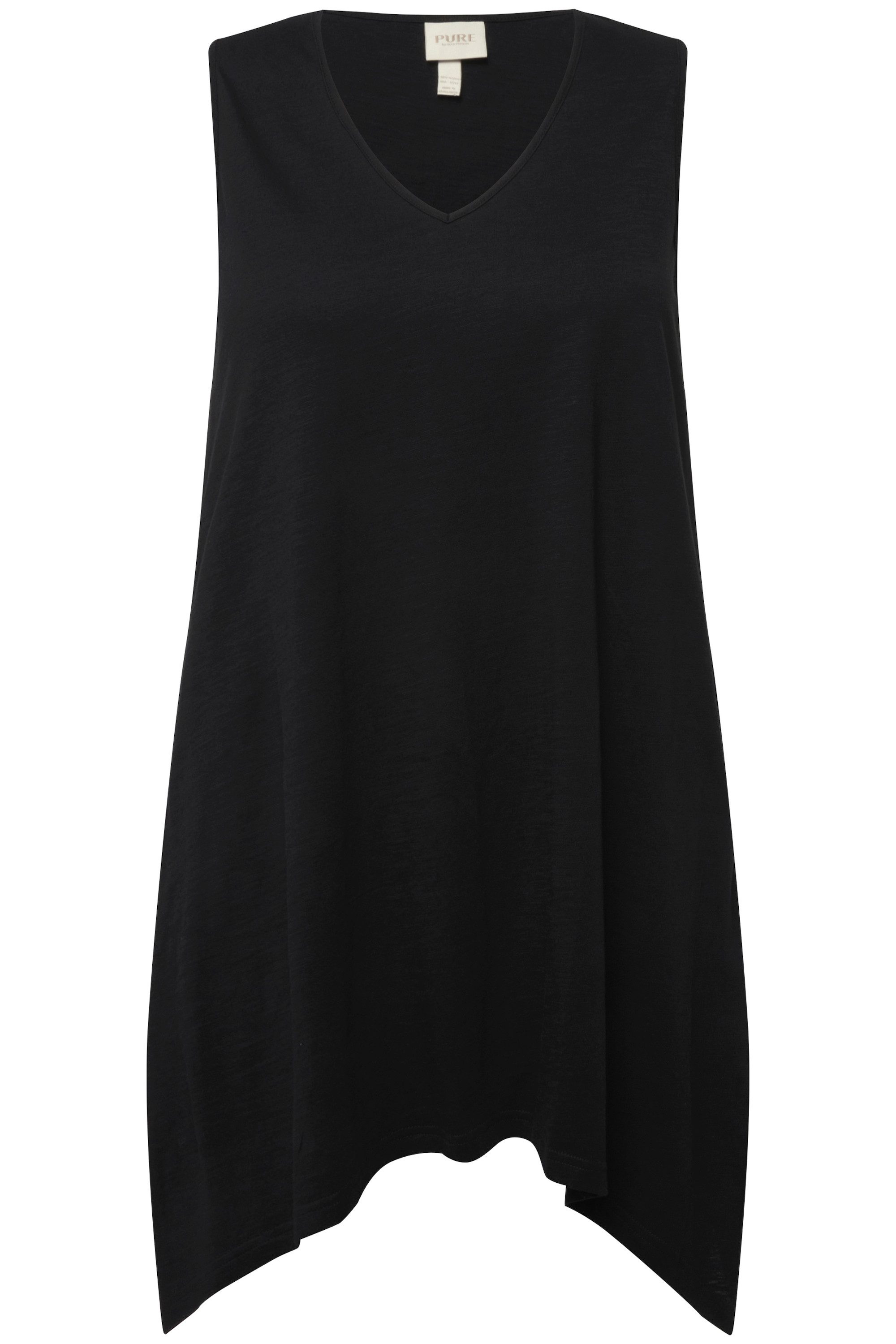 Ulla Popken Longshirt Longtop Zipfelsaum A-Linie günstig online kaufen