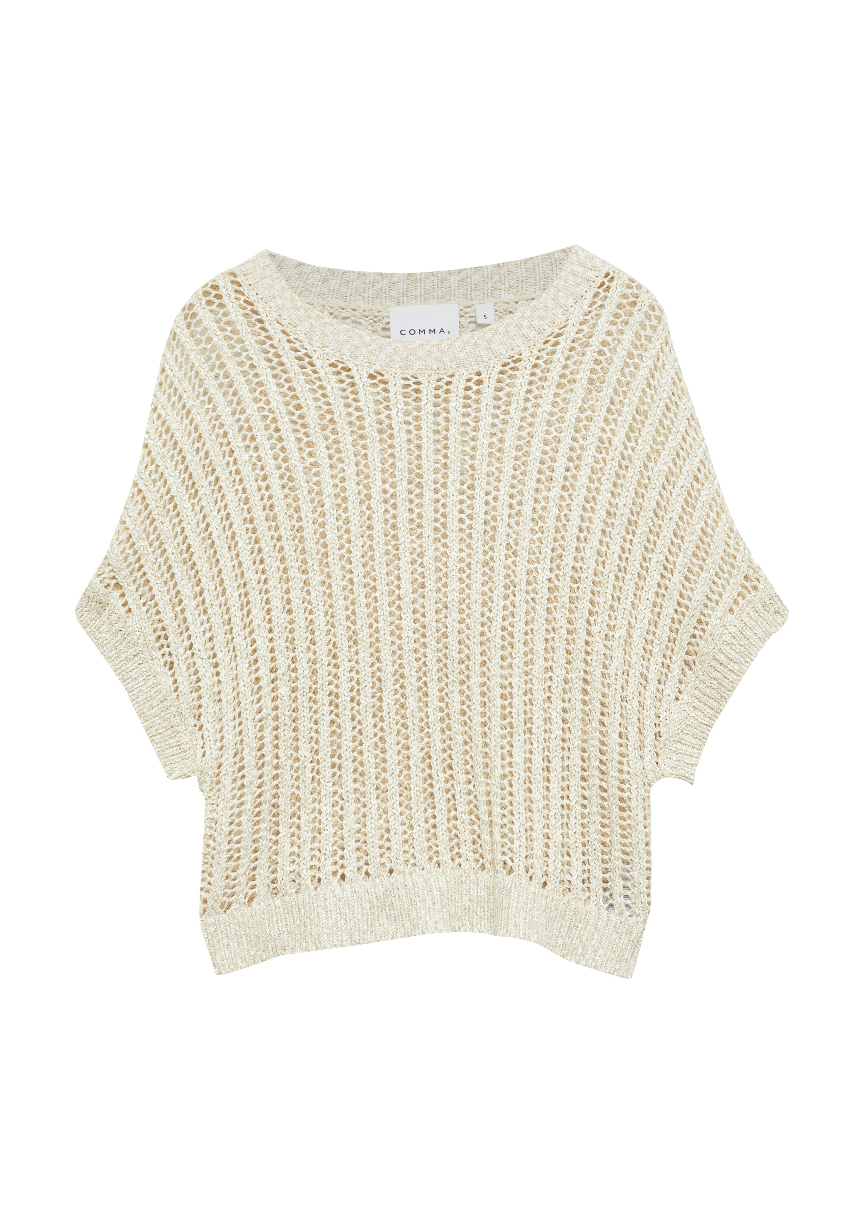Kurzarmpullover Strickpullover
