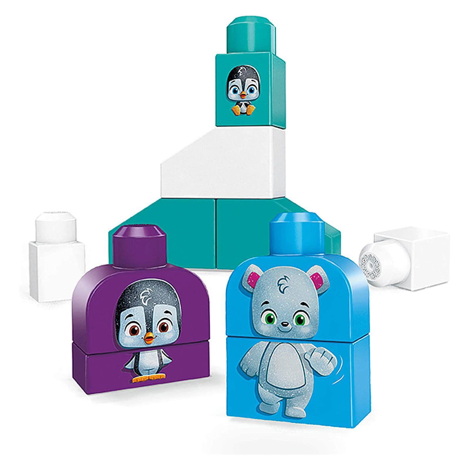 MEGA BLOKS Mega Bloks Bausteine Polarfreunde 10 teilig Alter 1+ Spielbausteine