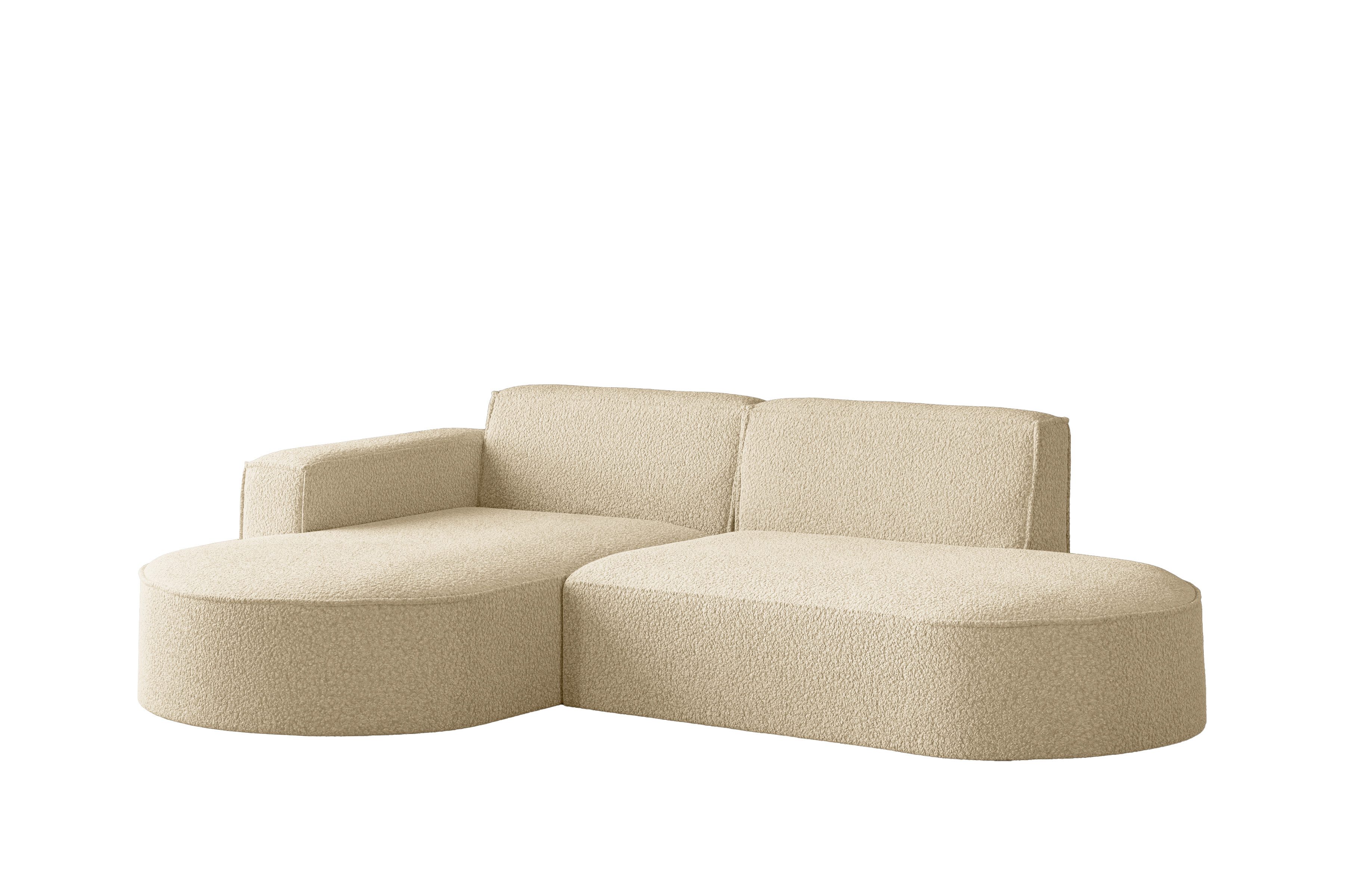 Kaiser Möbel Ecksofa Designer MODENA STUDIO L stoff Cord, Verita,Boucle, Ec günstig online kaufen
