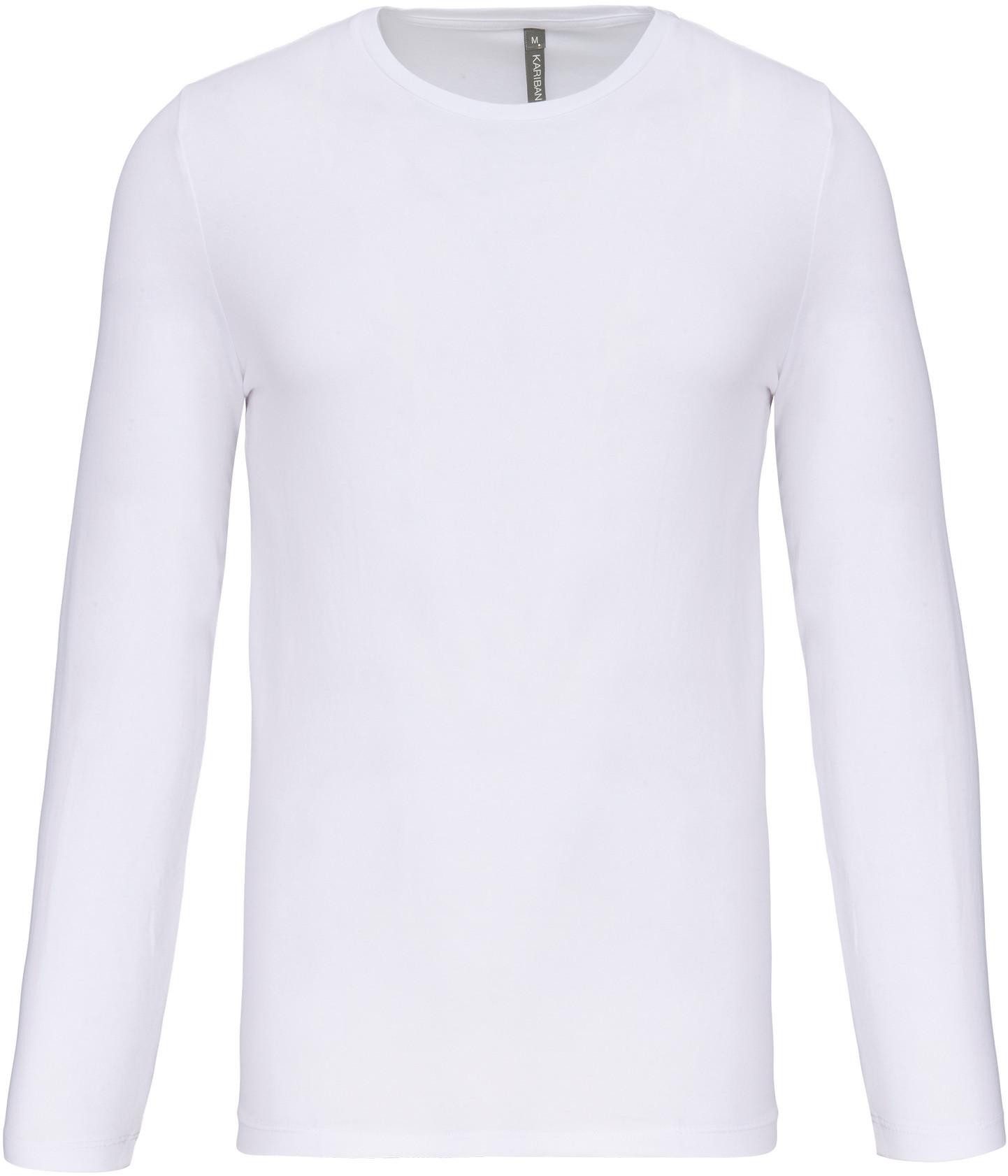 Langarmshirt Herren Langarm-T-Shirt mit Rundhalsausschnitt