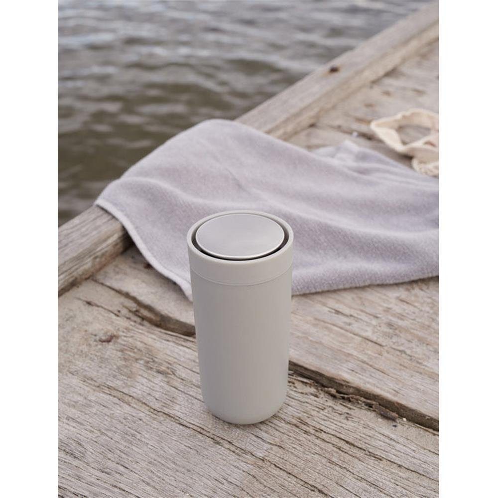 Stelton Thermobecher To Go Click, 400 ml, Isolierbecher aus Edelstahl, mit Vakuumisolierung