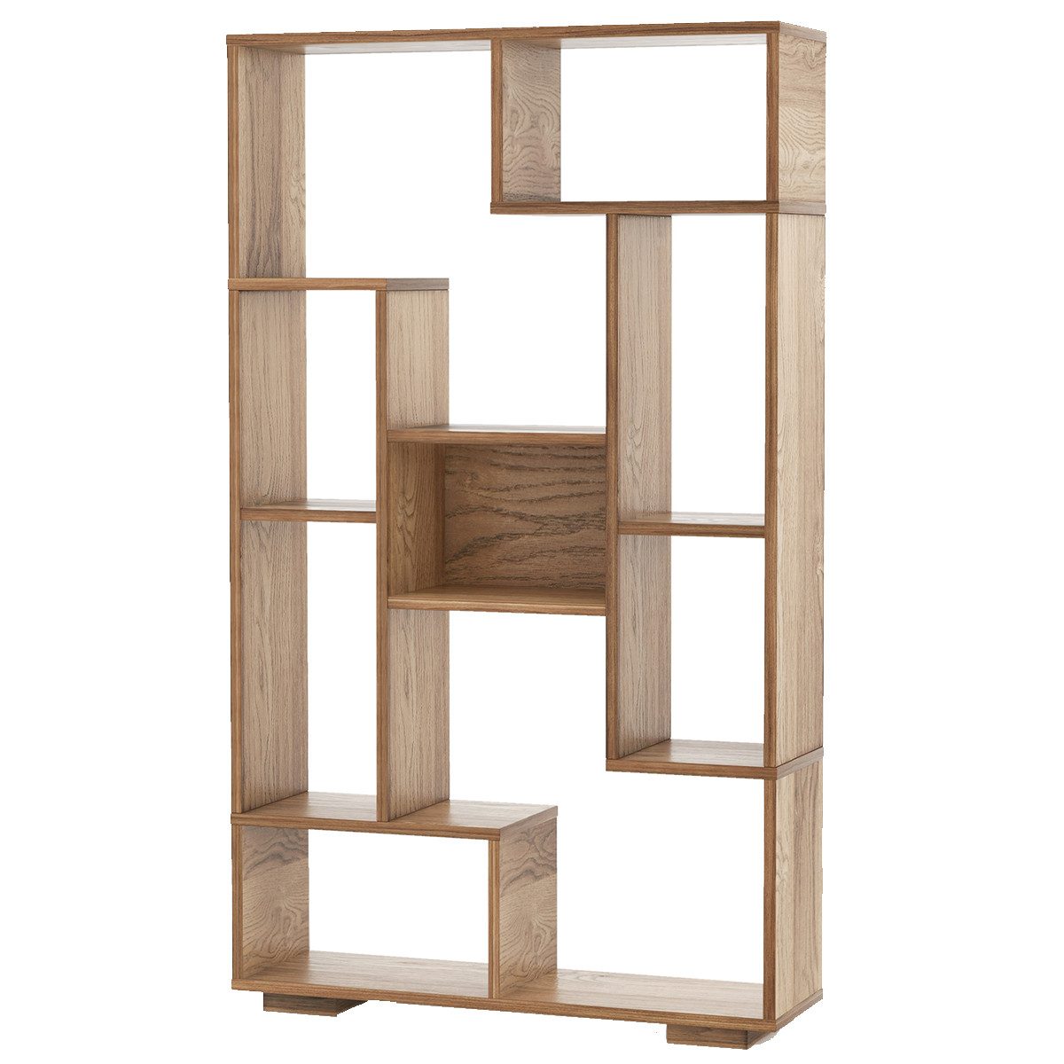 COSTWAY Bücherregal, Holz mit 9 Fächern, günstig online kaufen
