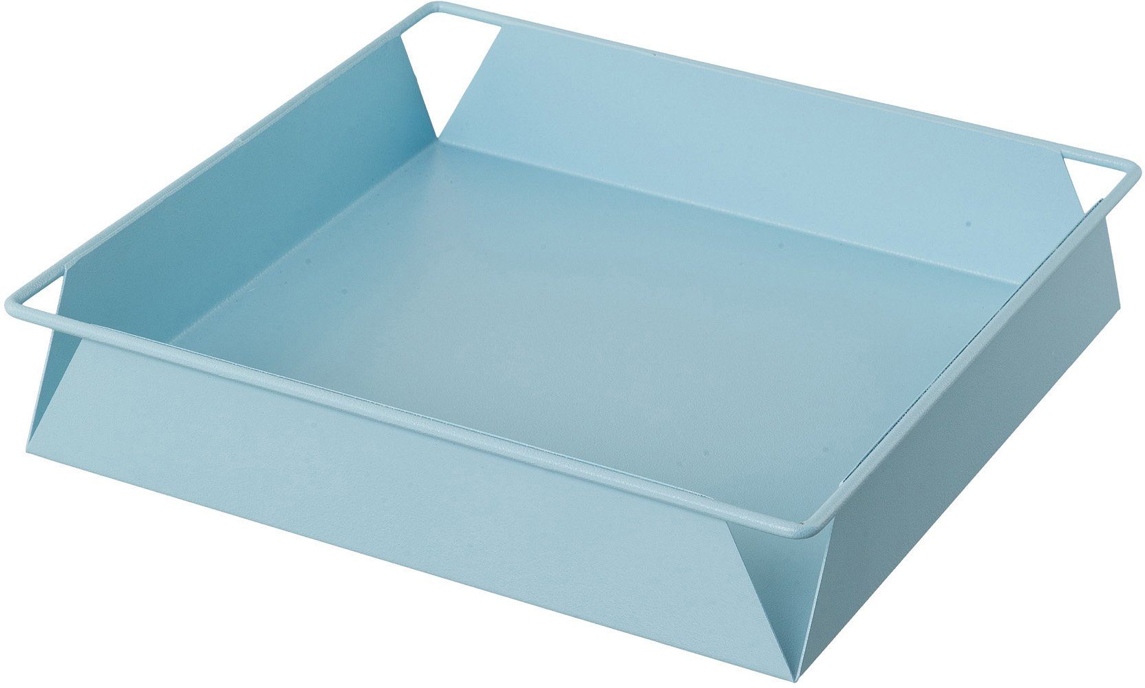 OTTO home Tablett Nilsby, Metall, (Set, 3-tlg., 31x31x5 cm / 26x26x5 cm / 21x21x5 cm)