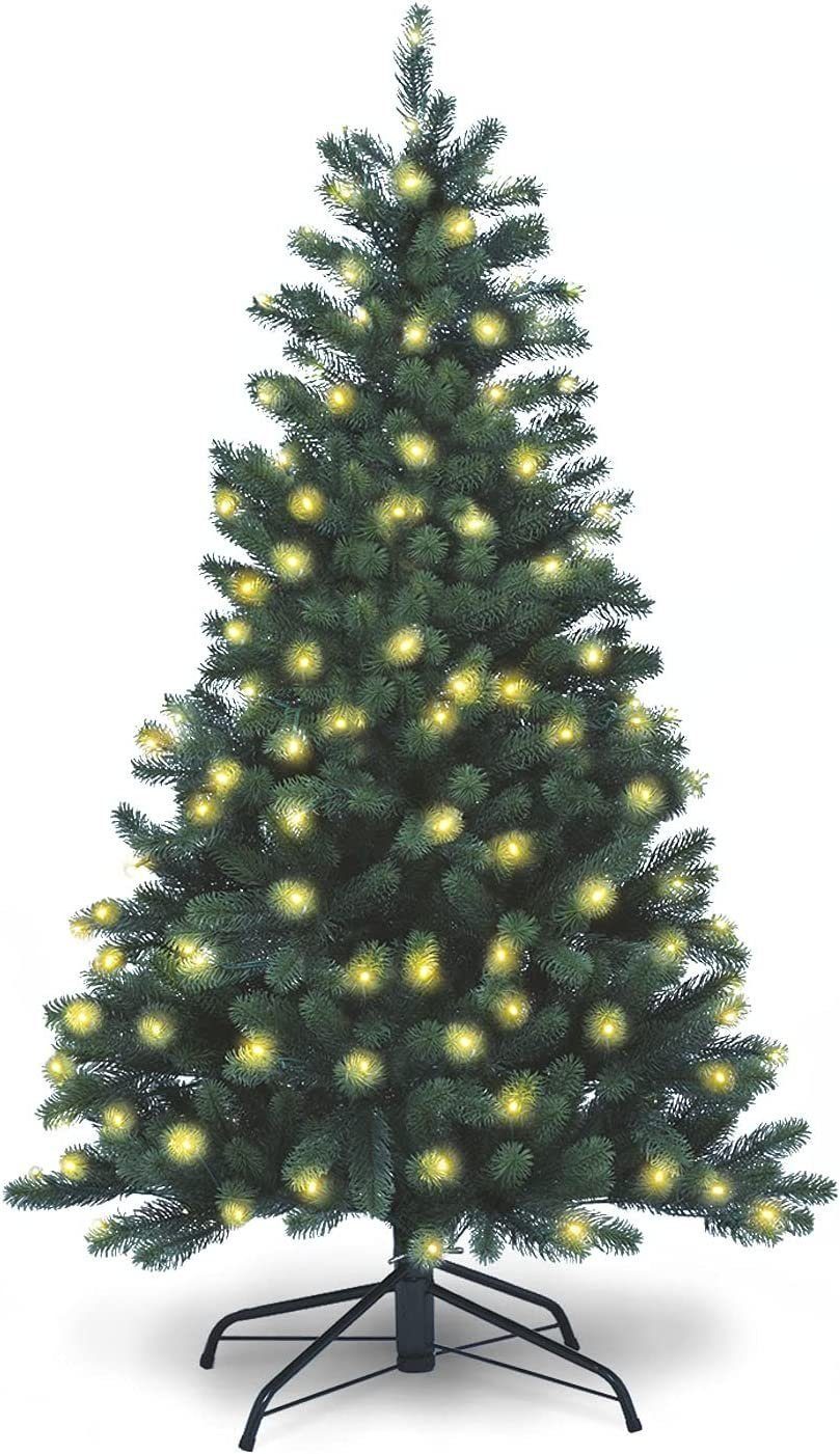 Beliebte Produkte SCHAUMEX Künstlicher Weihnachtsbaum mit Extrem Künstlicher LED Weihnachtsbaum Spritzguss Weihnachtsbaum, hochwertig Beleuchtung, Spritzguss