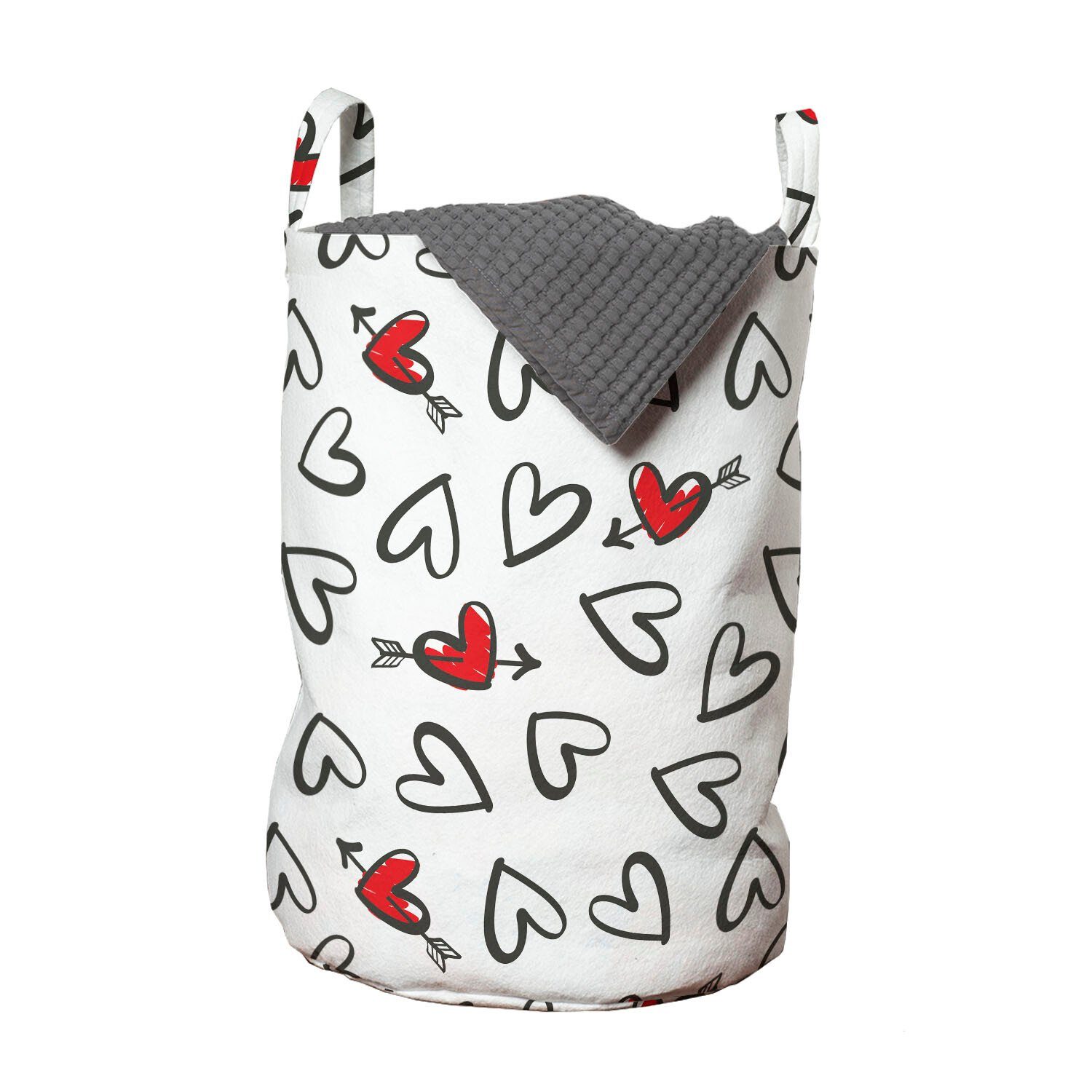Romantik Griffen Valentine Vintage Waschsalons, Abakuhaus Wäschesäckchen Wäschekorb für mit Kordelzugverschluss