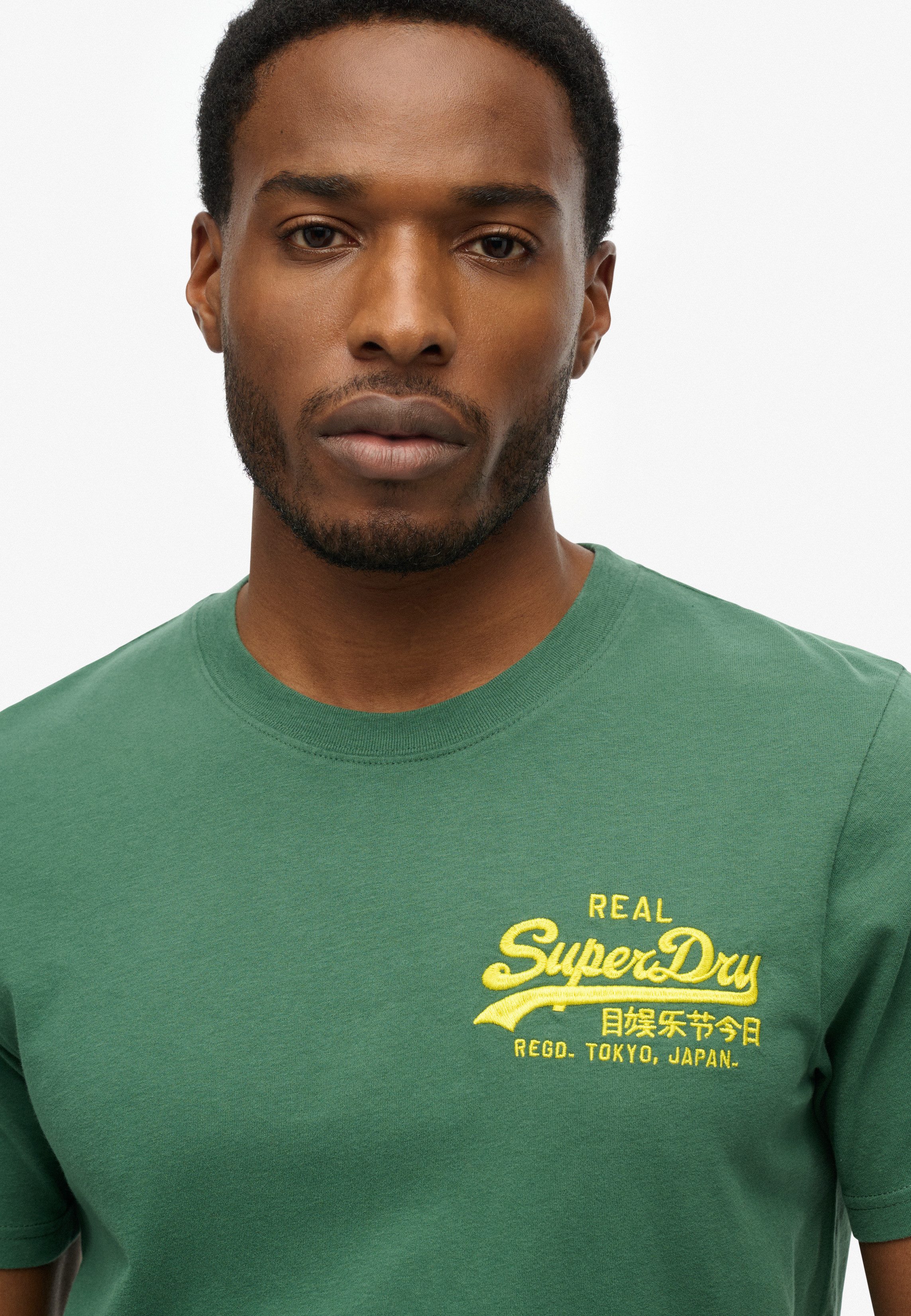 Superdry Rundhalsshirt VL EMBROIDERED RELAXED TEE günstig online kaufen