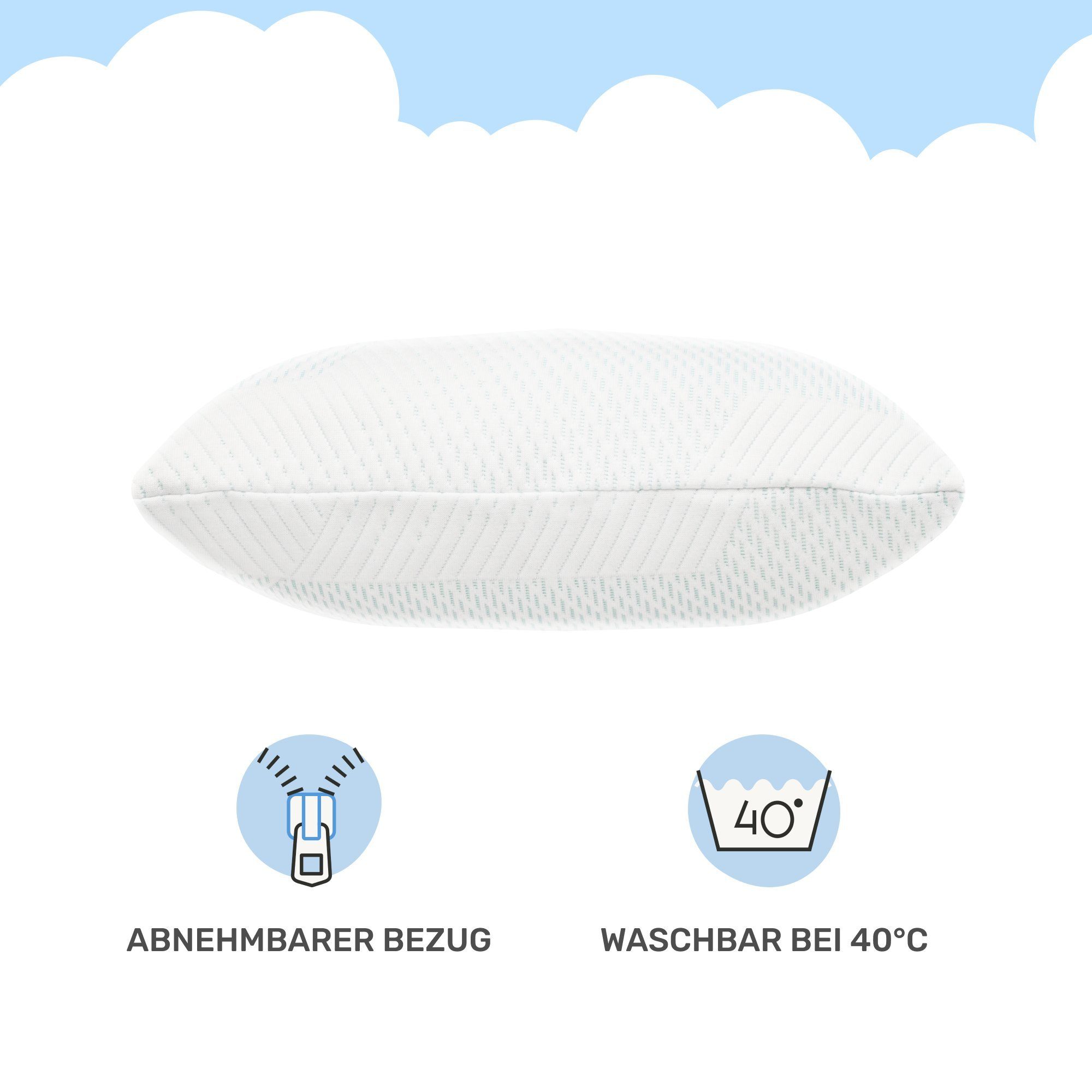 Dailydream Nackenstützkissen Memory Foam, ergonomisches Nackenstützkissen günstig online kaufen
