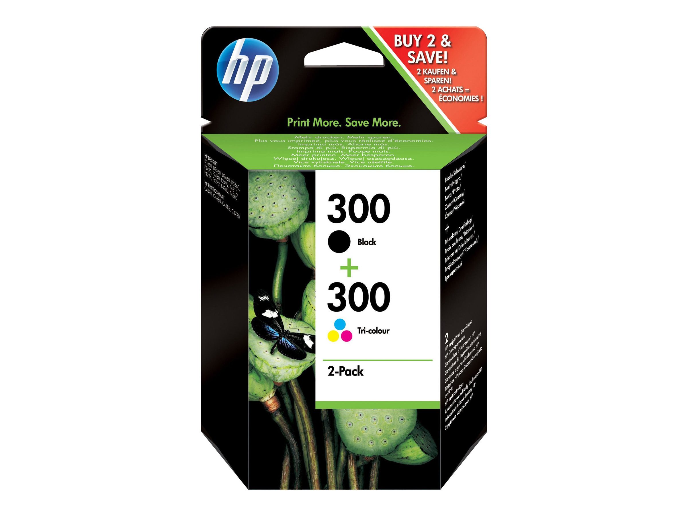 HP Druckerpatronen Original HP 300 (CN637EE) Multipack Tintenpatrone