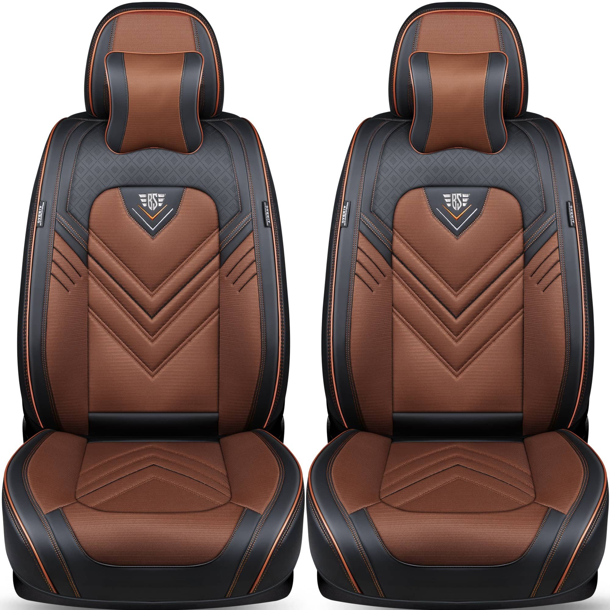 BREMER SITZBEZÜGE Autositzbezug für VW Golf Sportsvan Bj 2014-21 (SL2), Set, Schonbezüge Чехлы на сиденья Fahrer und Beifahrer, in Grau