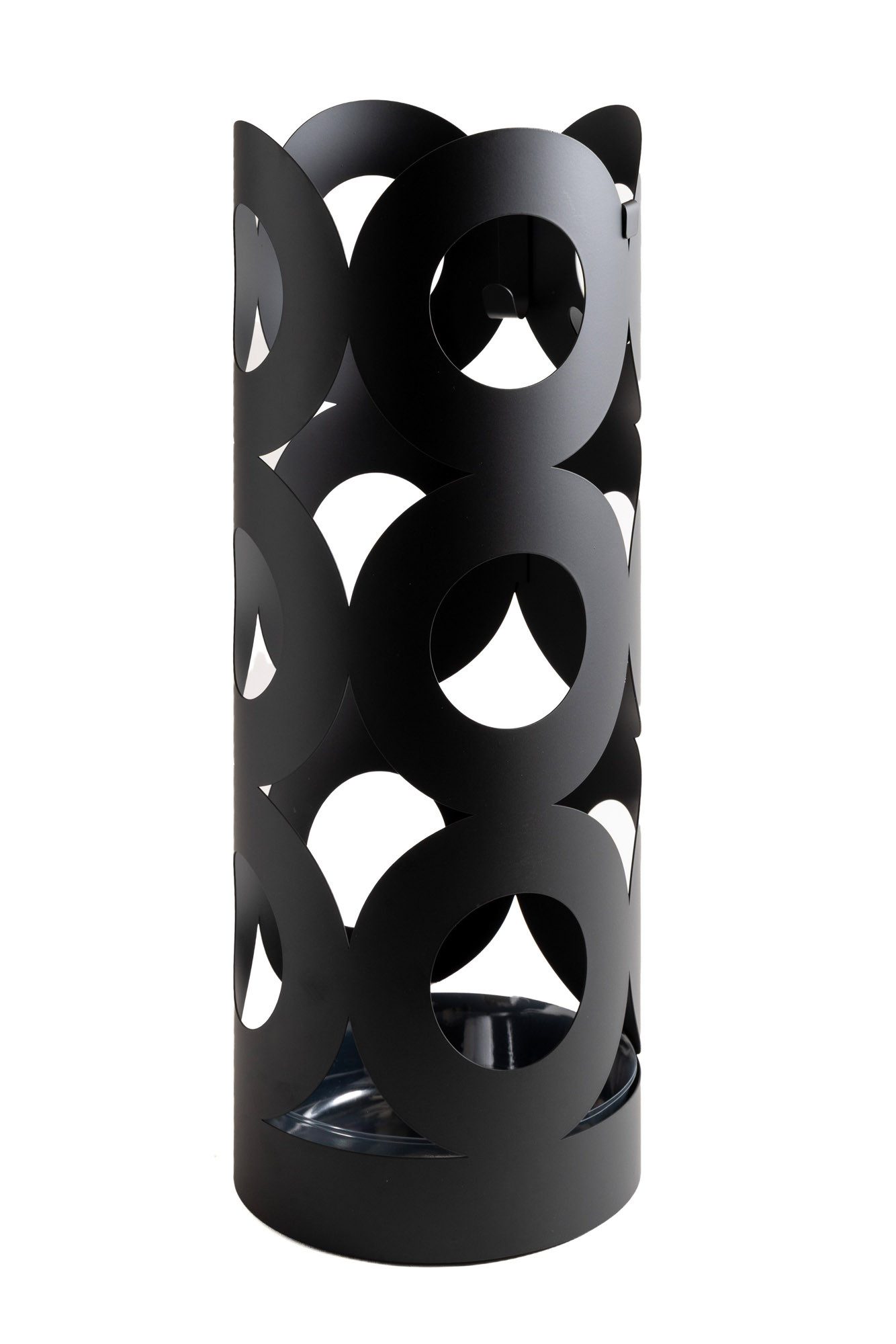 NEUSTEIN Schirmständer Schirmständer mit modernem Design aus Metall, Kreise, Kugeln