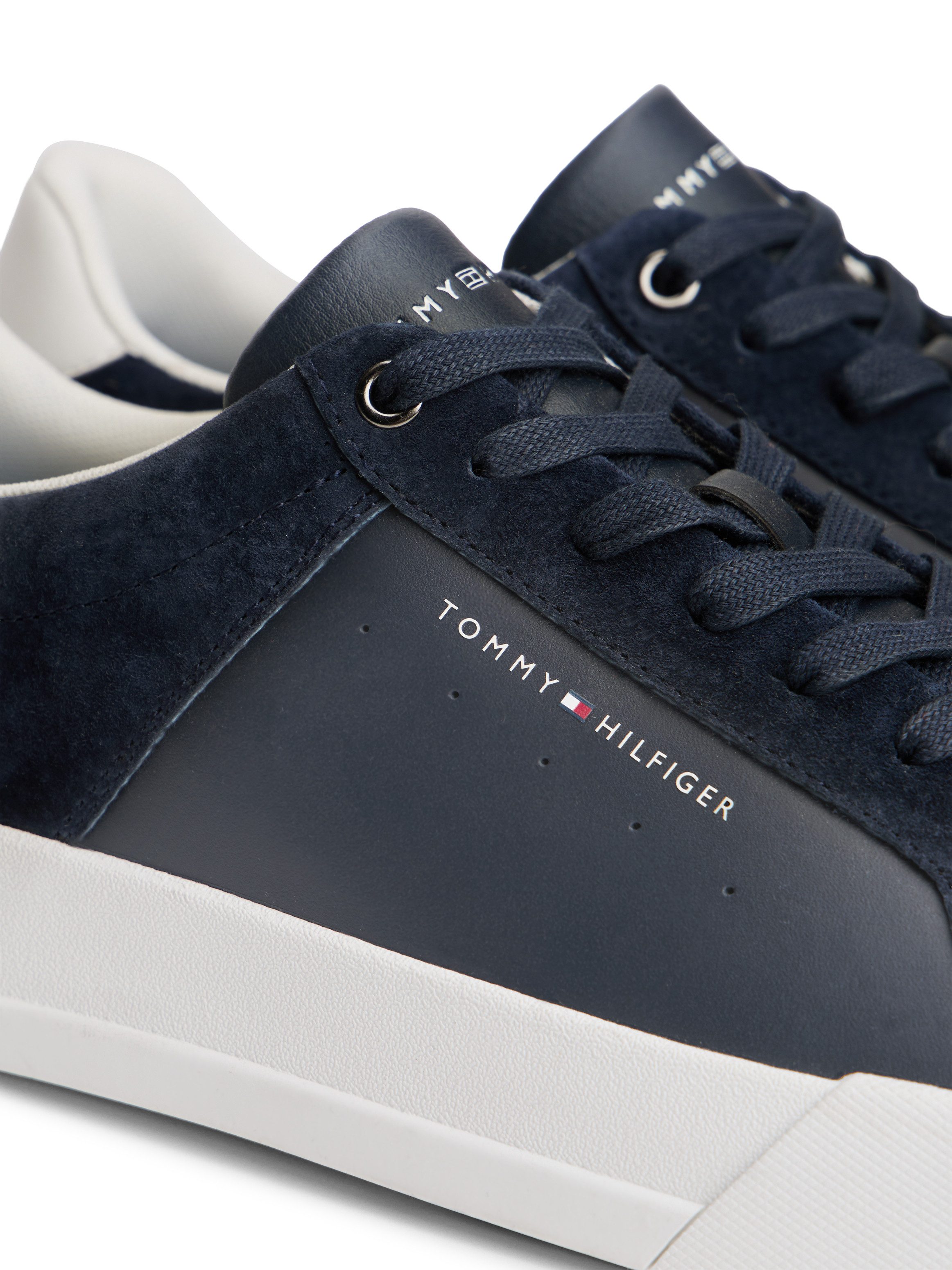 Tommy Hilfiger TH COURT MIX NUBUCK Sneaker, Freizeitschuh, Halbschuh, Schnü günstig online kaufen