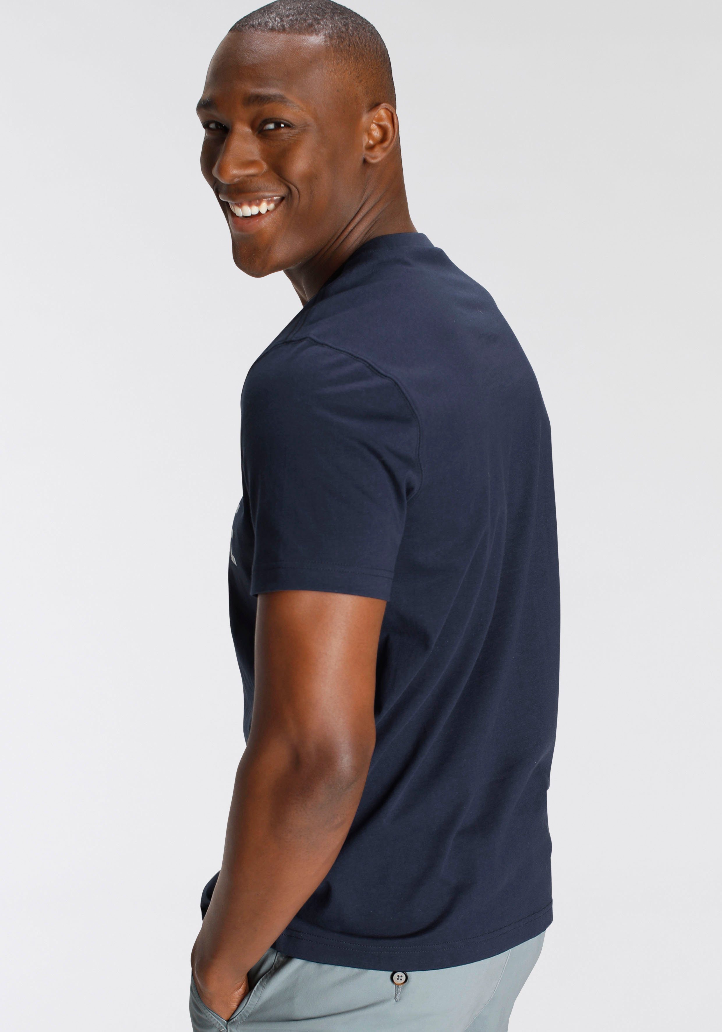 DELMAO T-Shirt Kurzarm, lässige Passform, mit günstig online kaufen