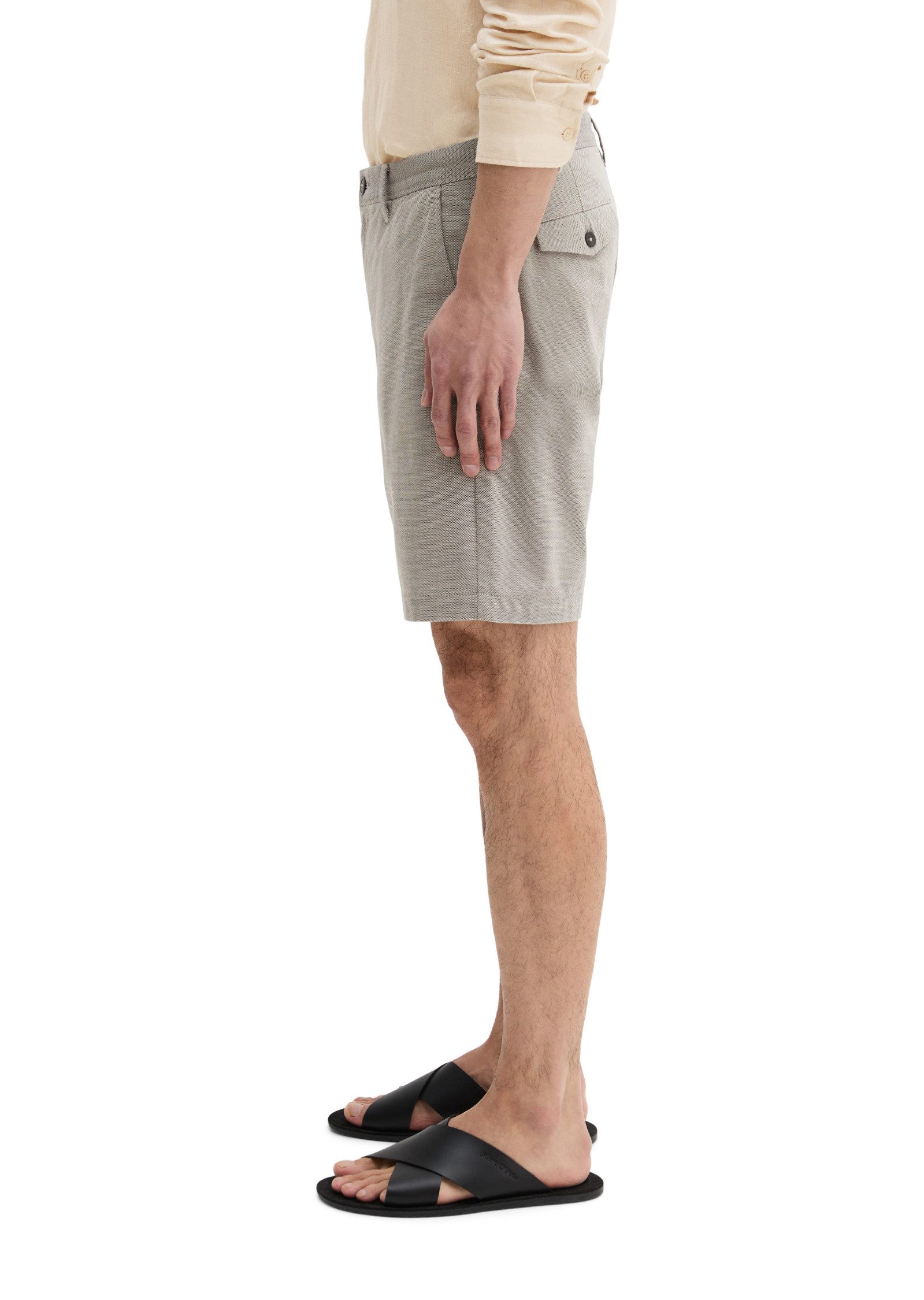 Marc O'Polo Shorts aus Bio-Baumwoll-Mix