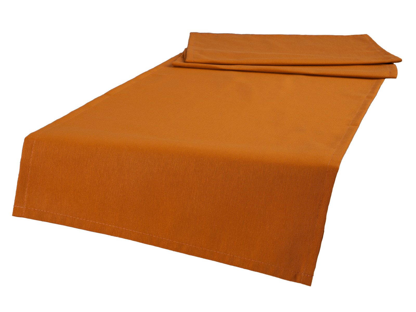 beties Tischläufer Wunschton (1-tlg, 1 Stück Tischläufer), Tischläufer ca. 40x130 cm, unifarben, einfarbig sanddorn-orange