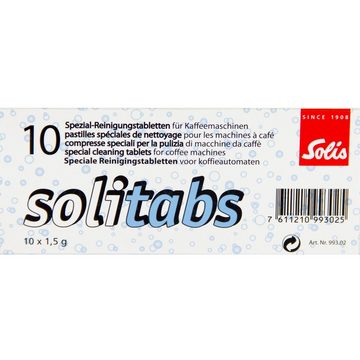 SOLIS OF SWITZERLAND Solitabs Reinigungstabletten (für Kaffeevollautomaten, 10 Stück)