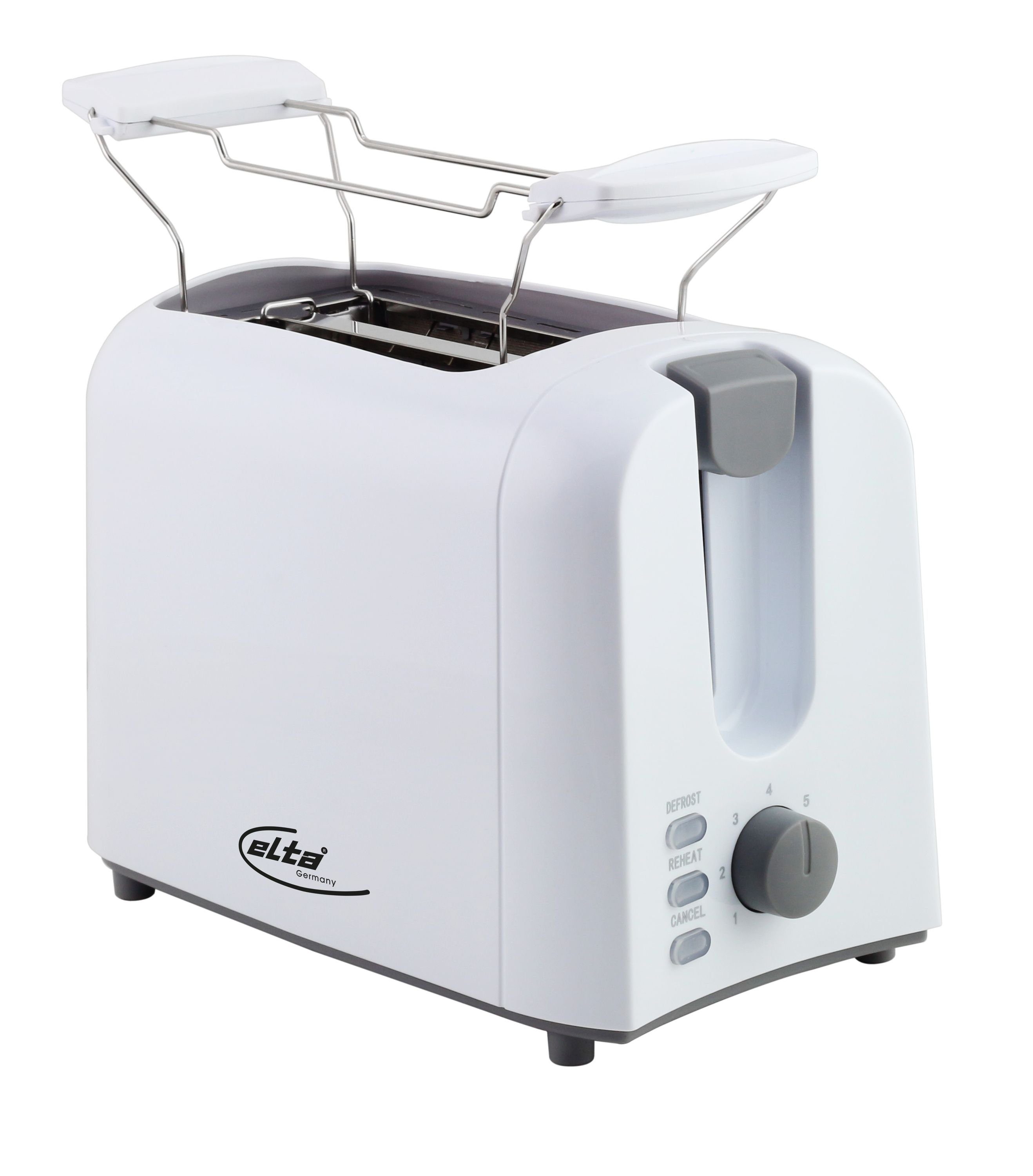 700 2-Scheiben Toaster Touch 2 Line, W, Toast Scheiben, Classic Elta Toaster Cool für Brötchenaufsatz