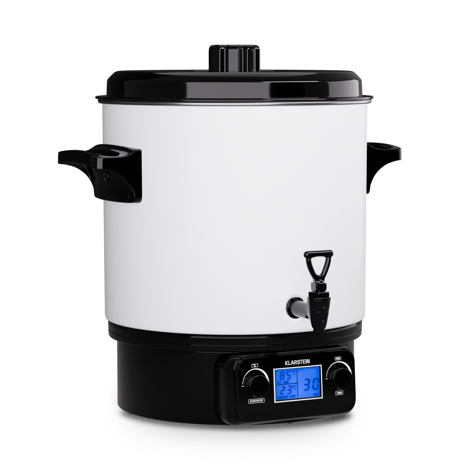 Klarstein Einkoch- und Heißgetränkeautomat Biggie, 1800 W, elektrisch Getränkespender Einkochvollautomat Digital LED
