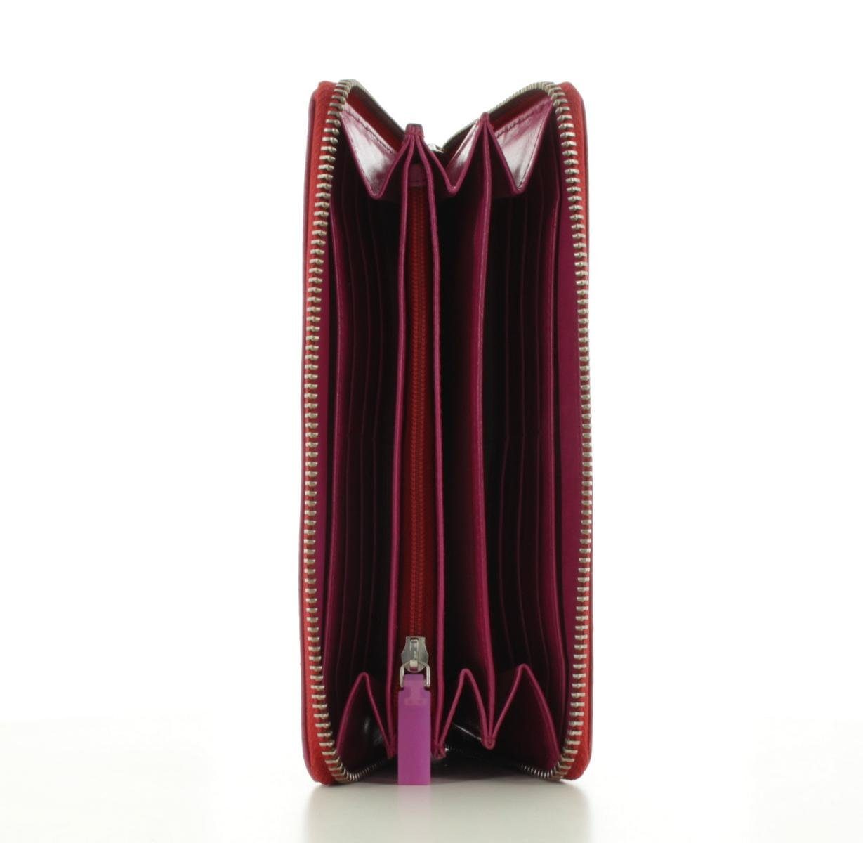 Maître Geldbörse 4060001388 Portemonnaie mit rundum Reißverschluss (1-tlg), grosszügige Fächer