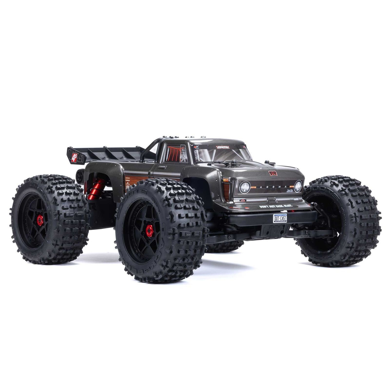 Arrma RC-Buggy Arrma OUTCAST 4X4 4S V2 RC BLX Stunt Truck RTR 1/10 Gunmetal