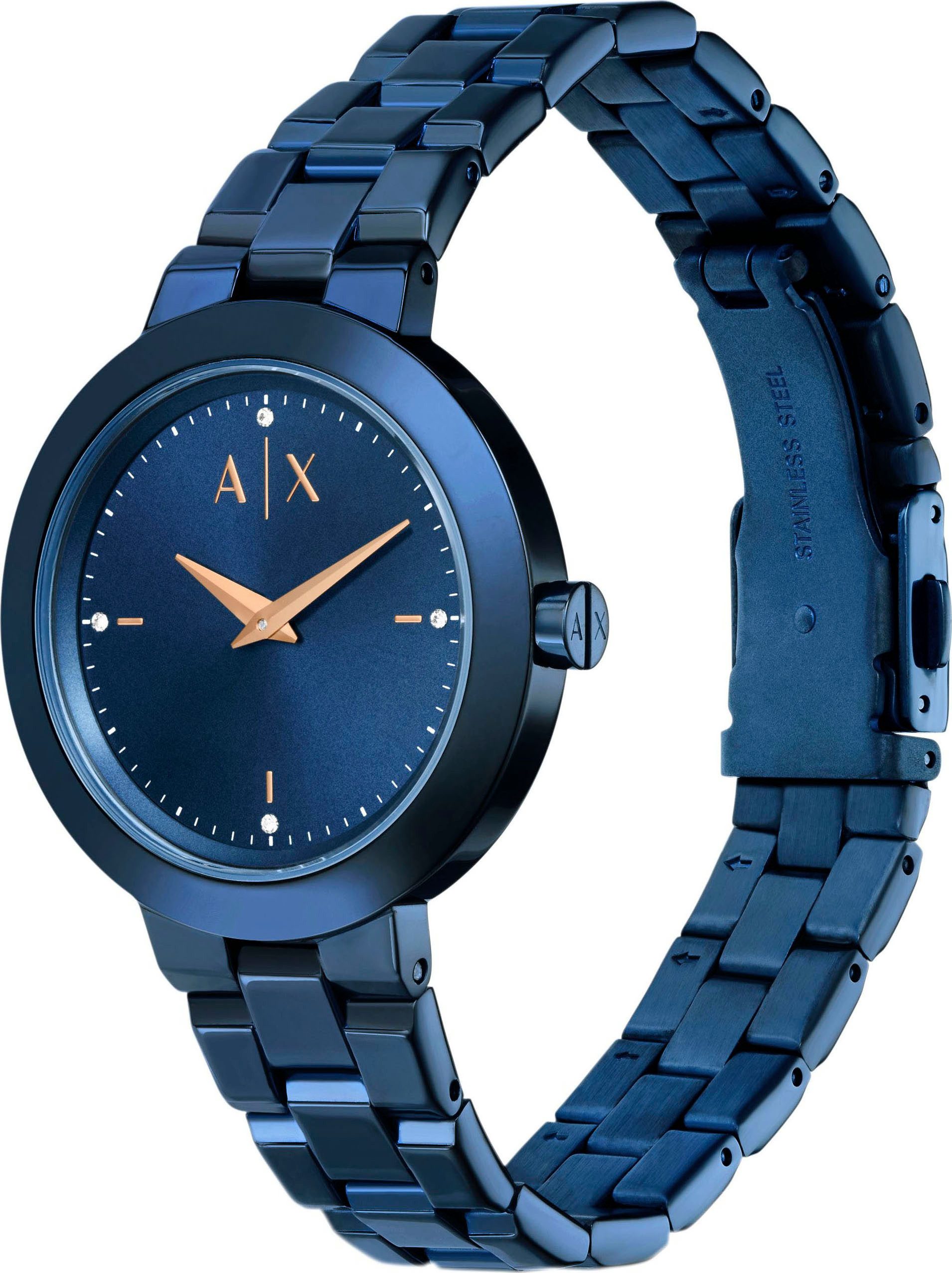 ARMANI EXCHANGE Quarzuhr AX5175, Armbanduhr, Damenuhr, günstig online kaufen
