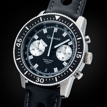 Gigandet Chronograph Speed Timer, Mineralglas, Chronograph, Datumsanzeige, Tachymeter