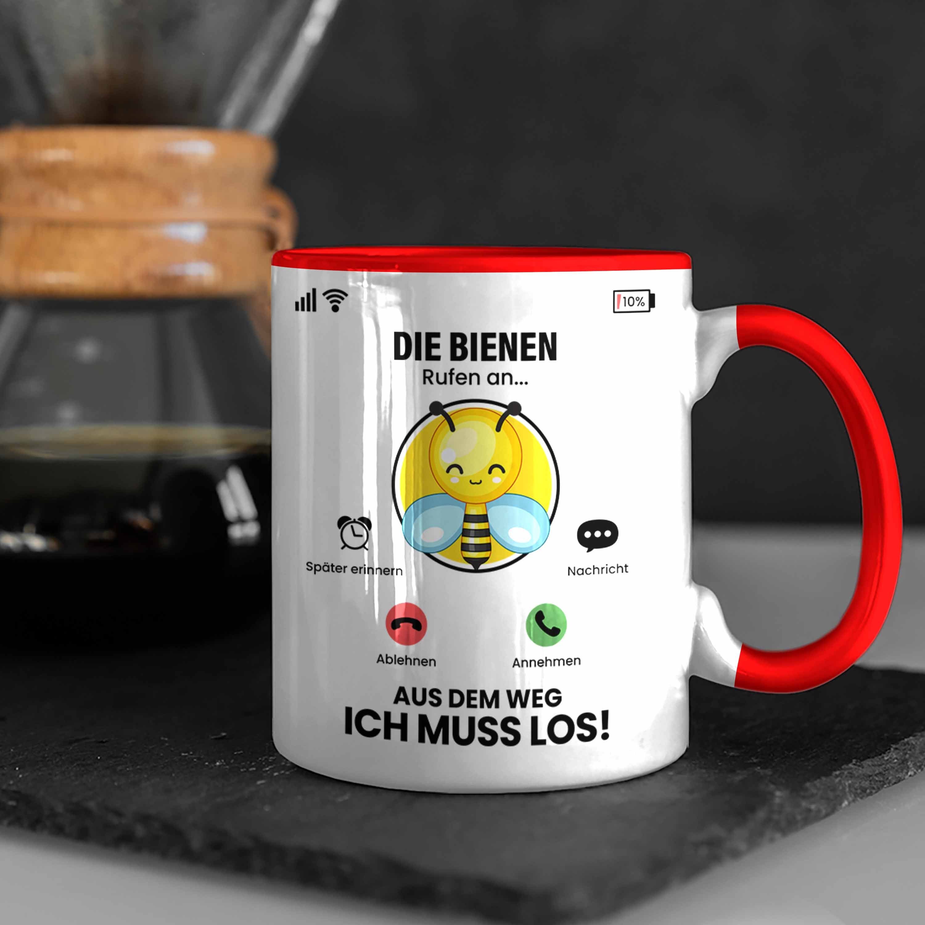 Geschenk Die Tasse Bienen Bienen Tasse An Geschen Rot Trendation Besitzer Rufen Züchter für