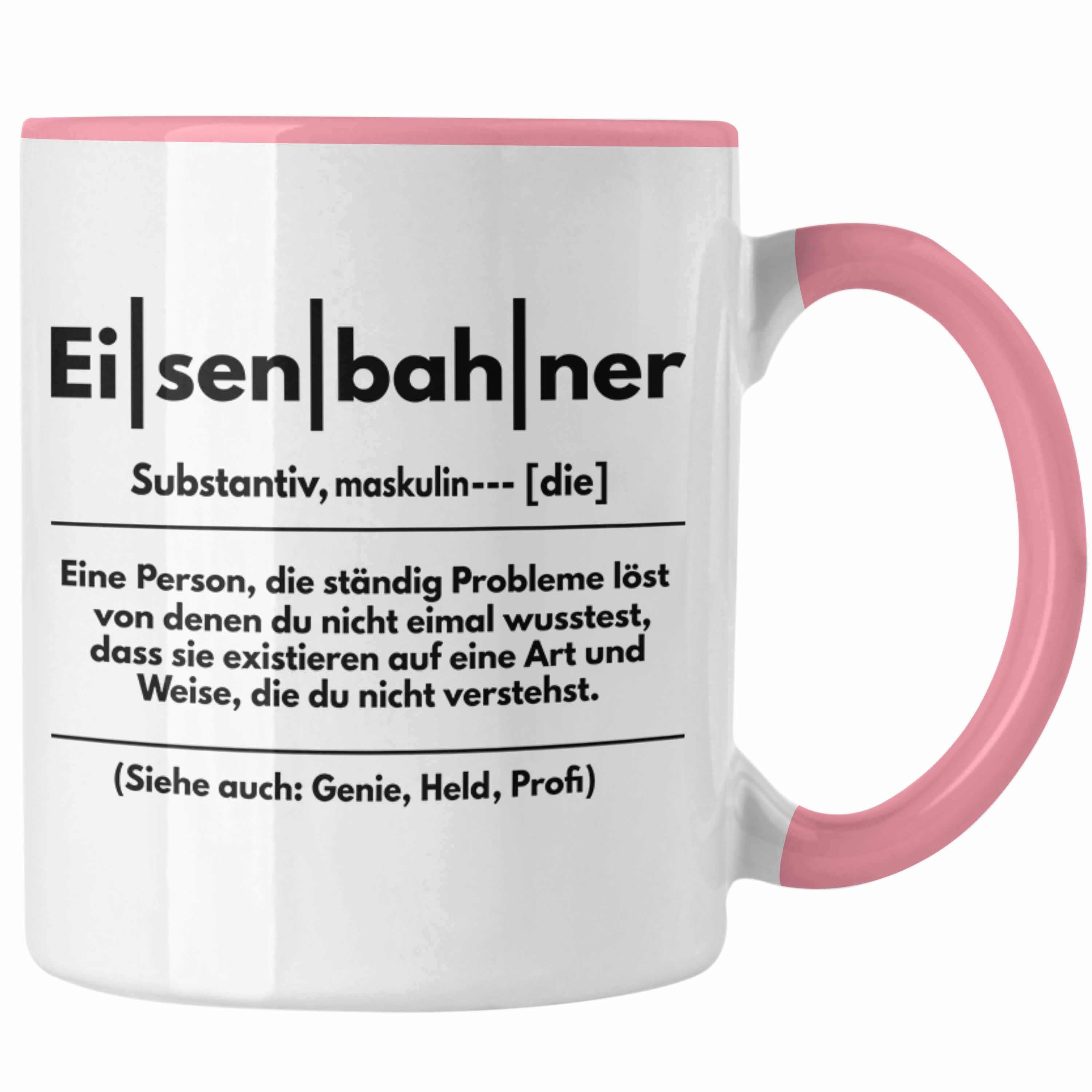 Trendation Tasse Trendation - Eisenbahner Geschenk Modelleisenbahn Geschenk Tasse Dampf
